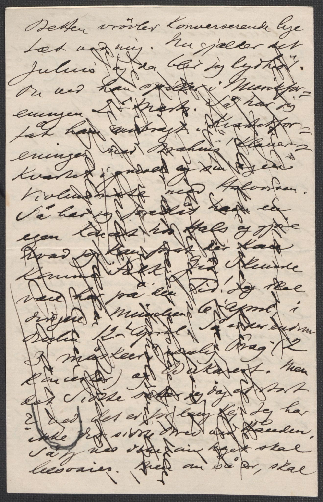 Beyer, Frants, RA/PA-0132/F/L0001: Brev fra Edvard Grieg til Frantz Beyer og "En del optegnelser som kan tjene til kommentar til brevene" av Marie Beyer, 1872-1907, s. 866
