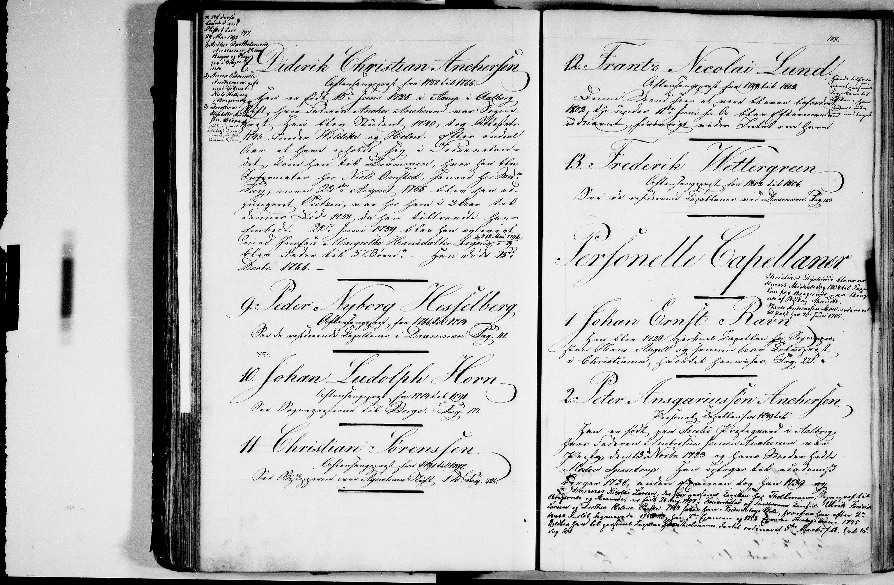 Svendsen, Bastian - etterretninger om geistligheten i Akershus stift, AV/SAO-PAO-0181/D/L0003: Etterretninger del 3