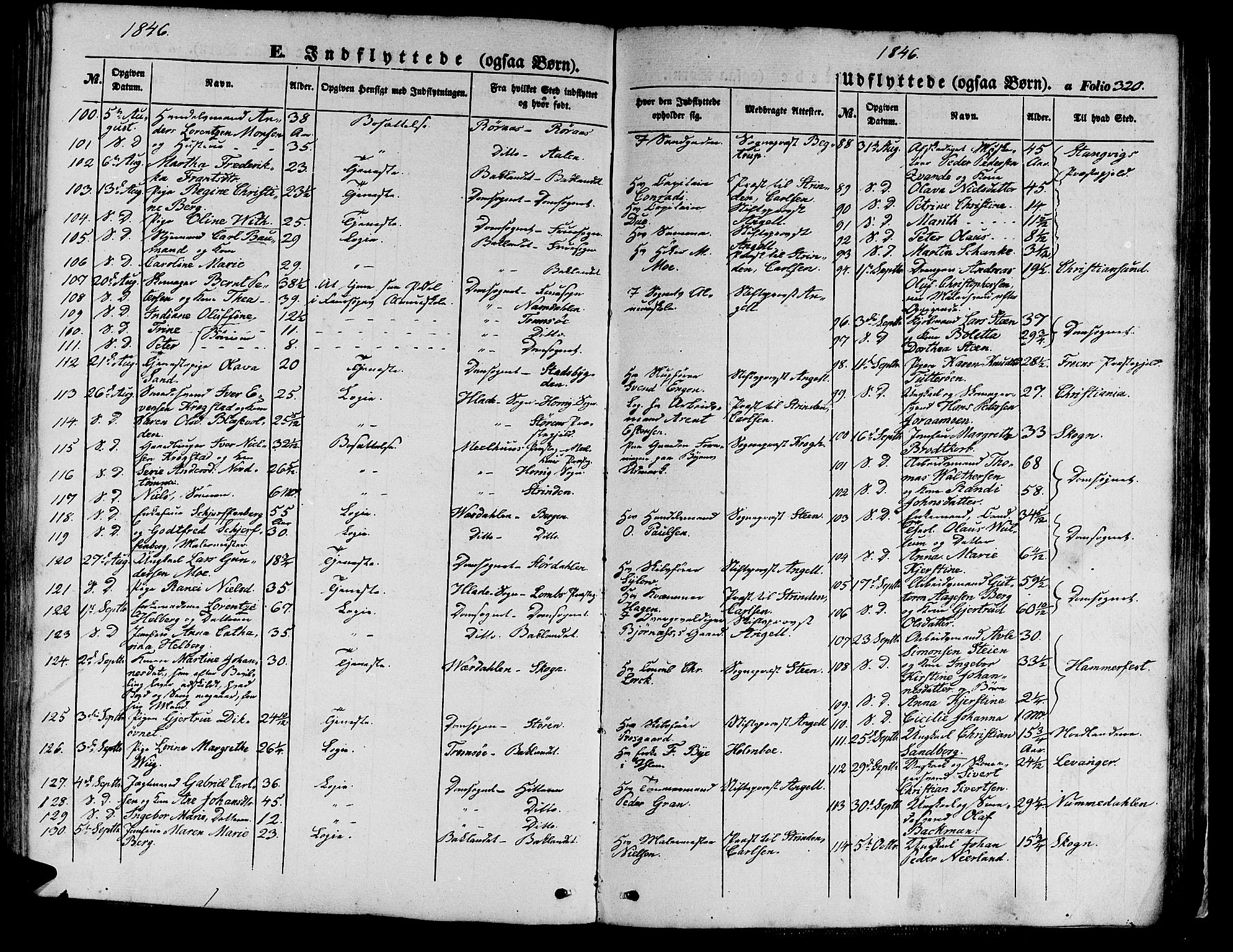 Ministerialprotokoller, klokkerbøker og fødselsregistre - Sør-Trøndelag, AV/SAT-A-1456/602/L0137: Klokkerbok nr. 602C05, 1846-1856, s. 320