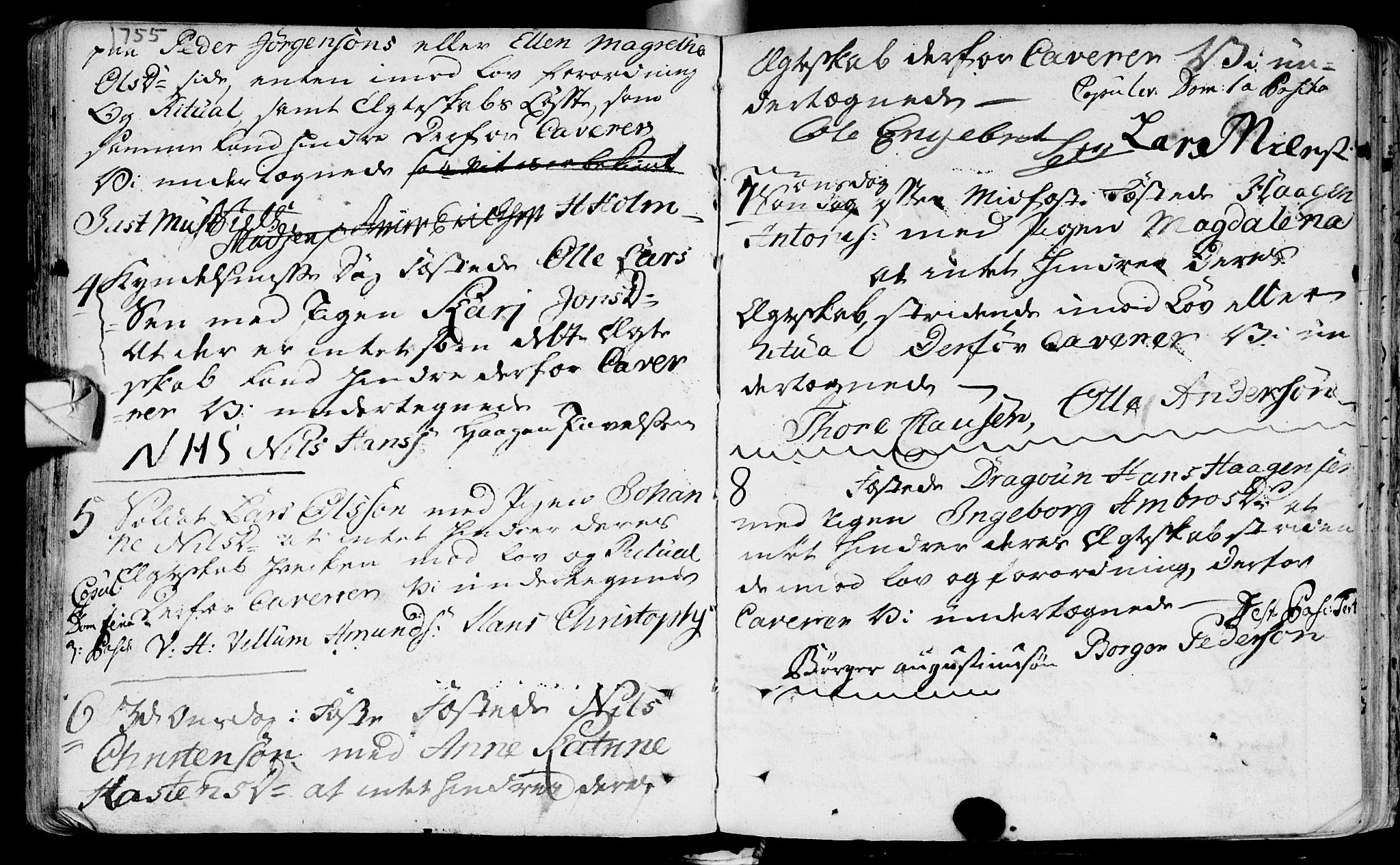 Eiker kirkebøker, AV/SAKO-A-4/F/Fa/L0005: Ministerialbok nr. I 5 /1, 1705-1759