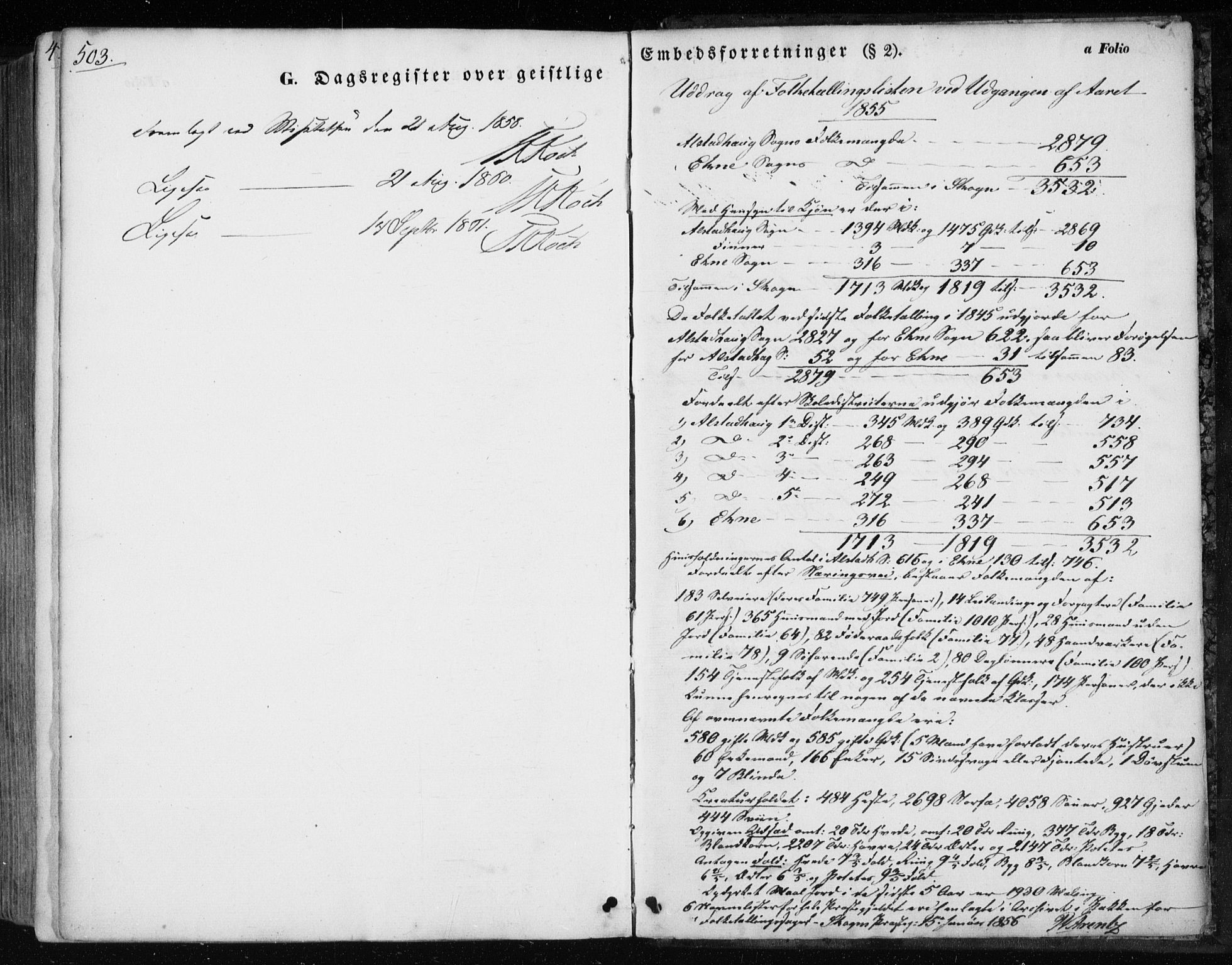 Ministerialprotokoller, klokkerbøker og fødselsregistre - Nord-Trøndelag, AV/SAT-A-1458/717/L0154: Ministerialbok nr. 717A07 /1, 1850-1862, s. 503