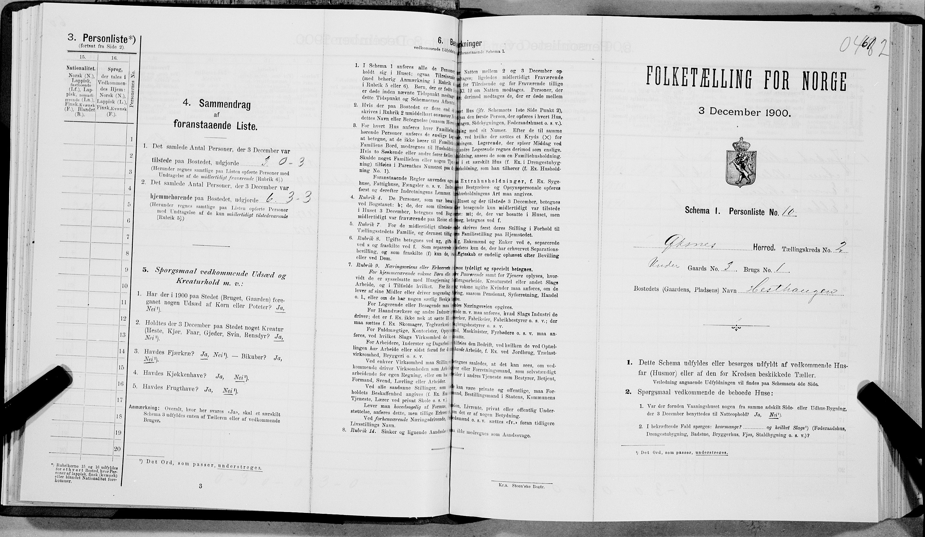 SAT, Folketelling 1900 for 1868 Øksnes herred, 1900, s. 83