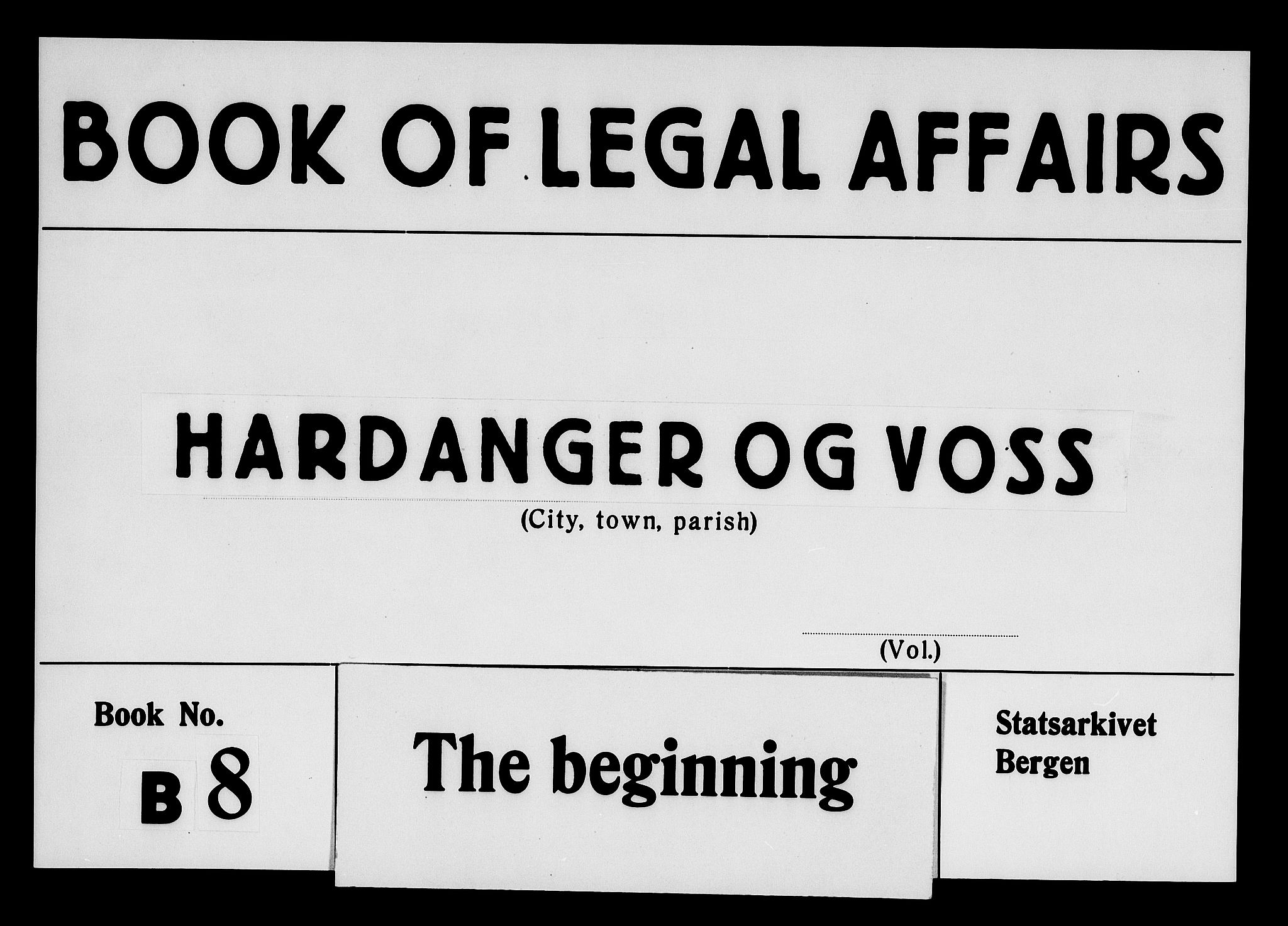 Hardanger og Voss sorenskriveri, AV/SAB-A-2501/1/1A/1Ab/L0008: Tingbok for Voss, 1671