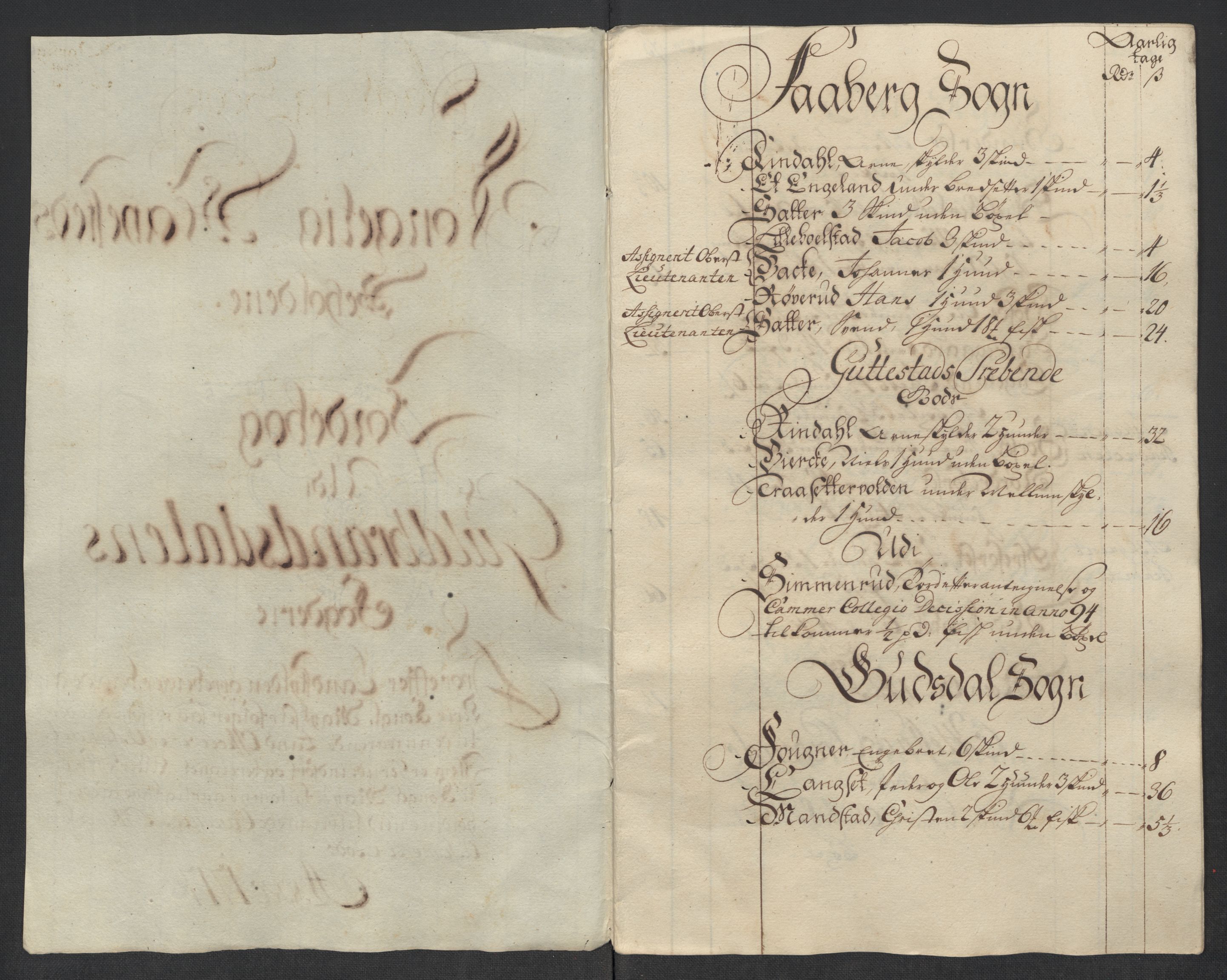 Rentekammeret inntil 1814, Reviderte regnskaper, Fogderegnskap, RA/EA-4092/R17/L1187: Fogderegnskap Gudbrandsdal, 1717, s. 87