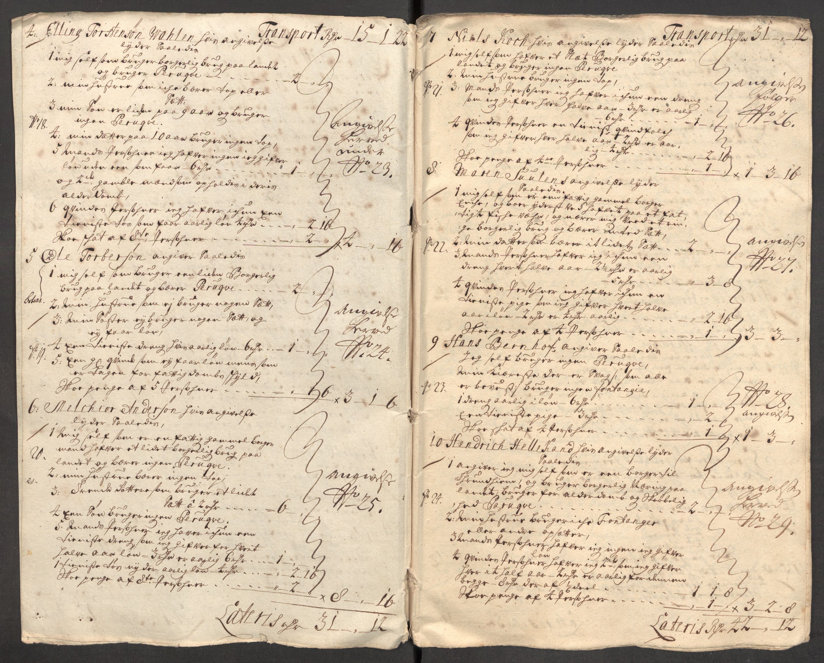 Rentekammeret inntil 1814, Reviderte regnskaper, Fogderegnskap, RA/EA-4092/R57/L3860: Fogderegnskap Fosen, 1711, s. 310