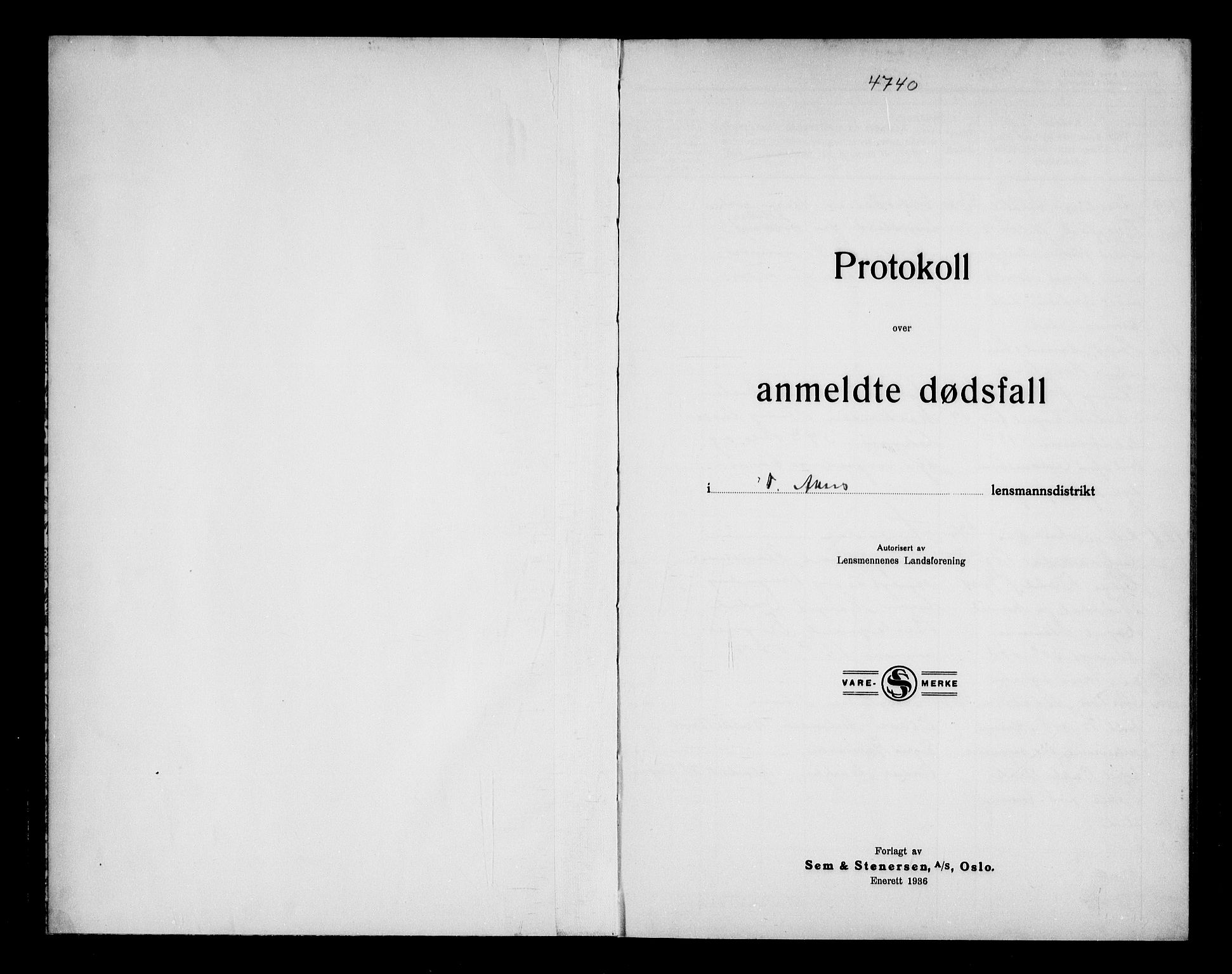 Aker kriminaldommer, skifte- og auksjonsforvalterembete, AV/SAO-A-10452/H/Hb/Hba/Hbab/L0008: Dødsfallsprotokoll for Vestre Aker, 1939-1940