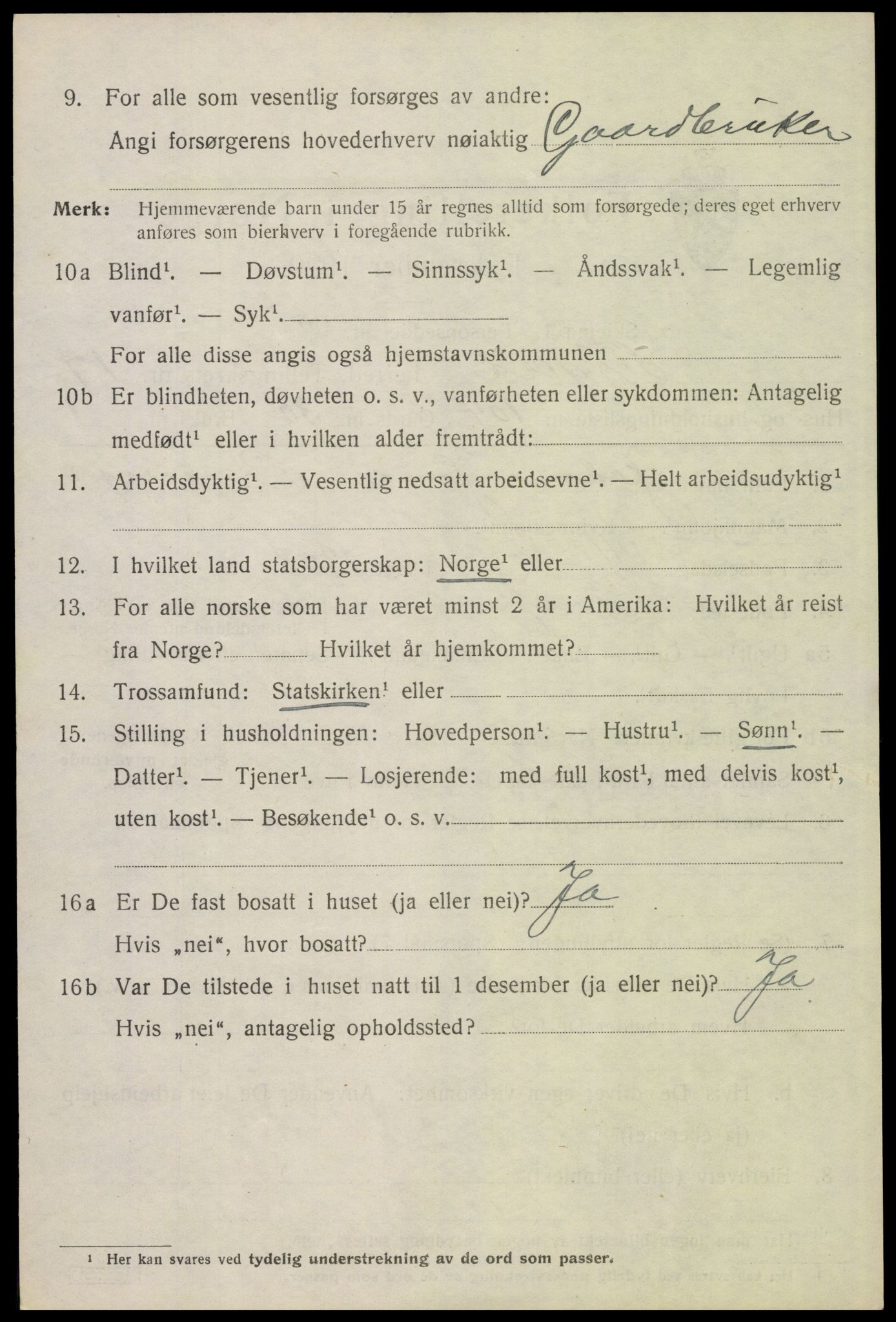 SAH, Folketelling 1920 for 0428 Trysil herred, 1920, s. 11392