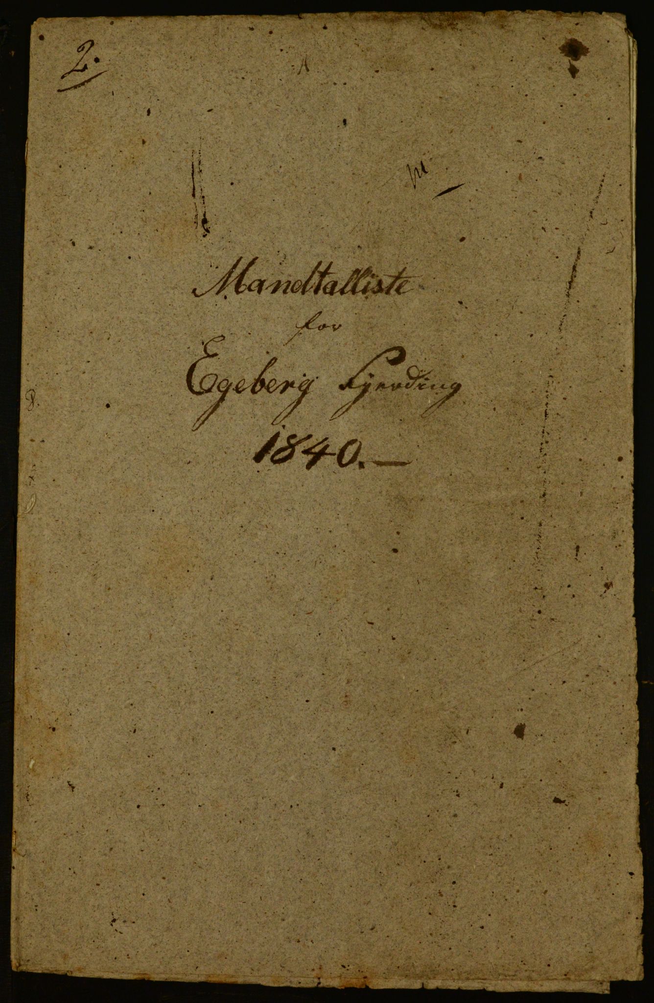 OBA, Manntall for Aker 1840, 1840