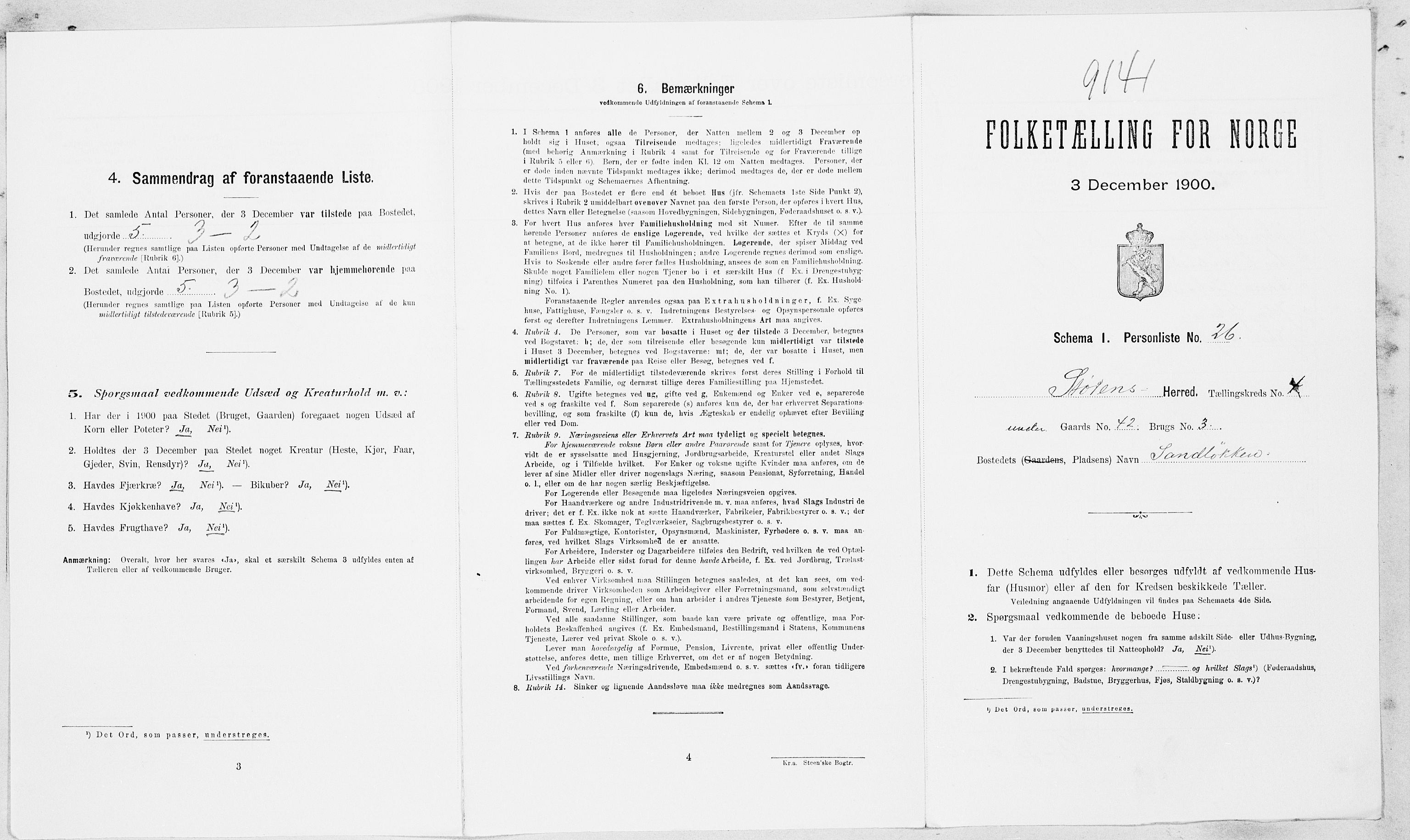 SAT, Folketelling 1900 for 1648 Støren herred, 1900, s. 365