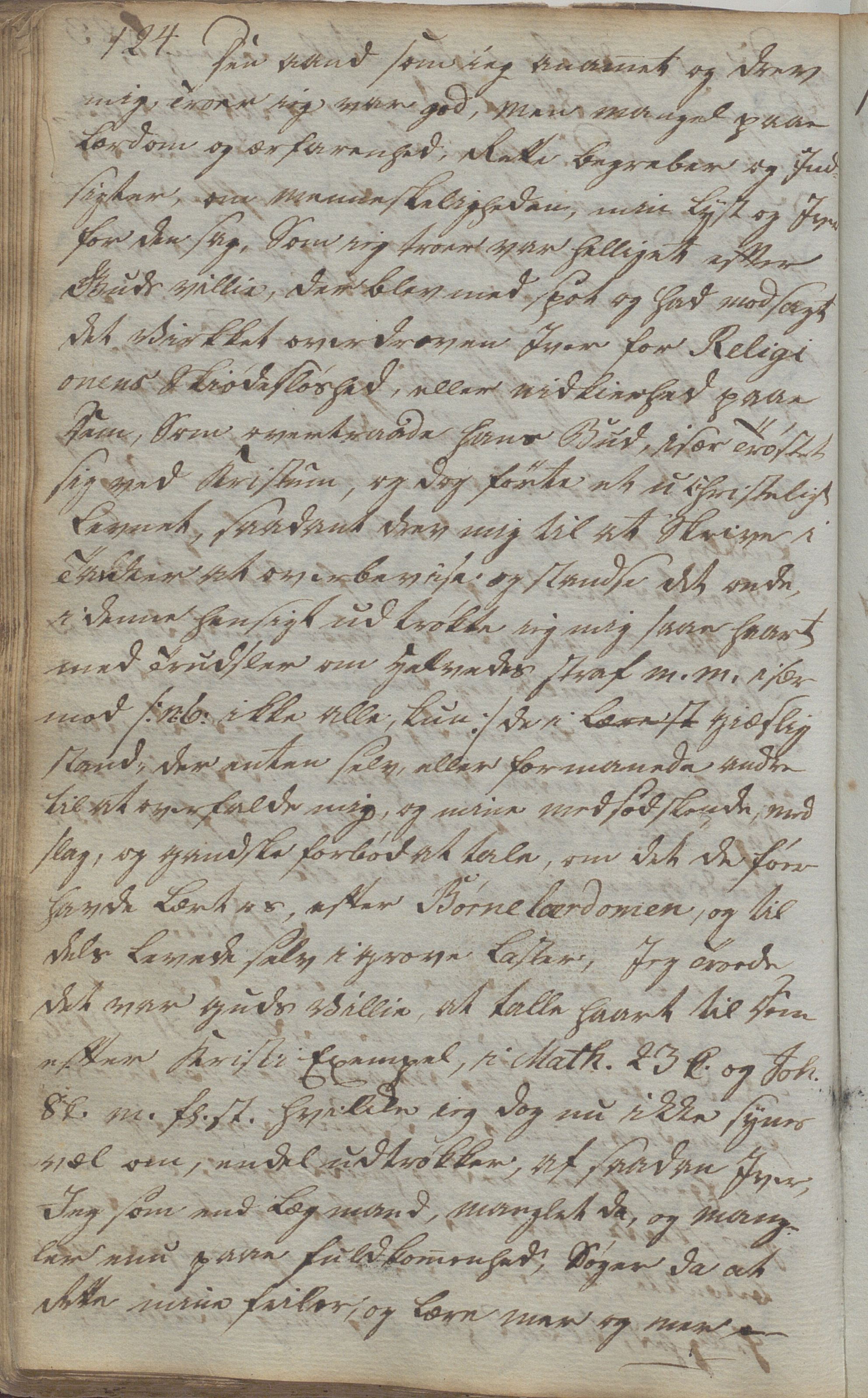Heggtveitsamlingen, TMF/A-1007/H/L0047/0007: Kopibøker, brev etc.  / "Kopsland", 1800-1850, s. 124