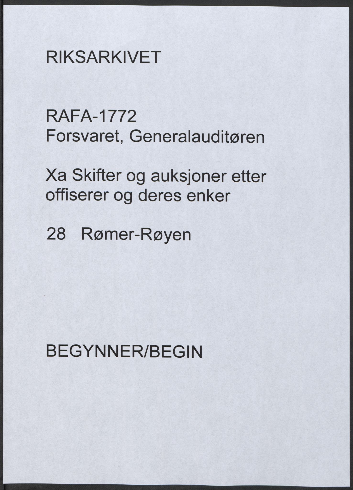 Forsvaret, Generalauditøren, RA/RAFA-1772/F/Fj/Fja/L0028b: --, 1744-1754, s. 1