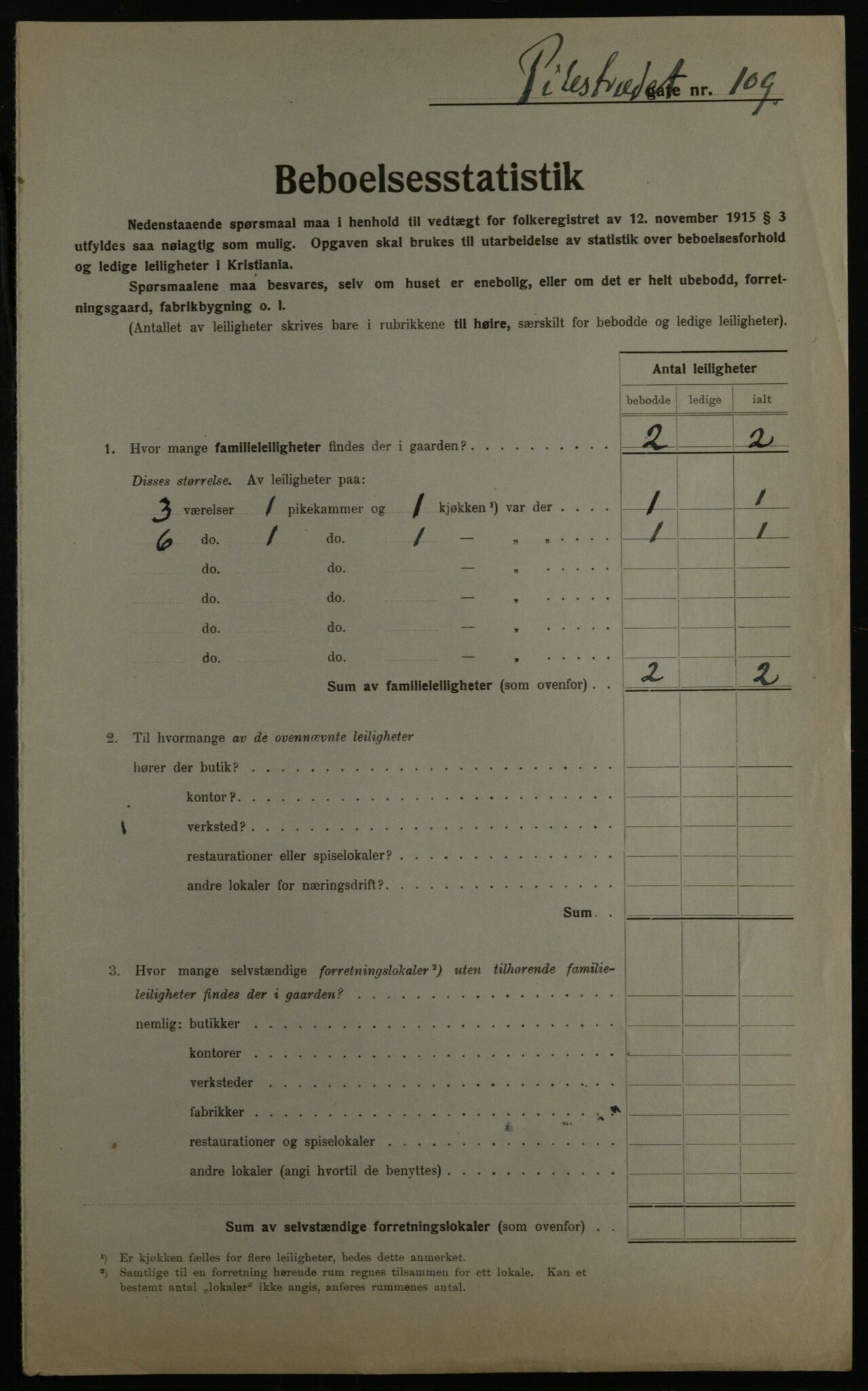 OBA, Kommunal folketelling 1.12.1923 for Kristiania, 1923, s. 88369