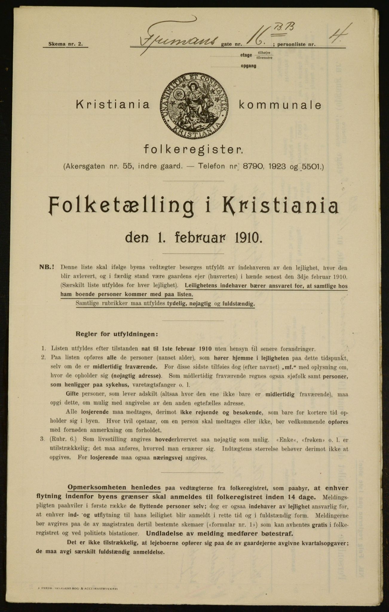 OBA, Kommunal folketelling 1.2.1910 for Kristiania, 1910, s. 25224