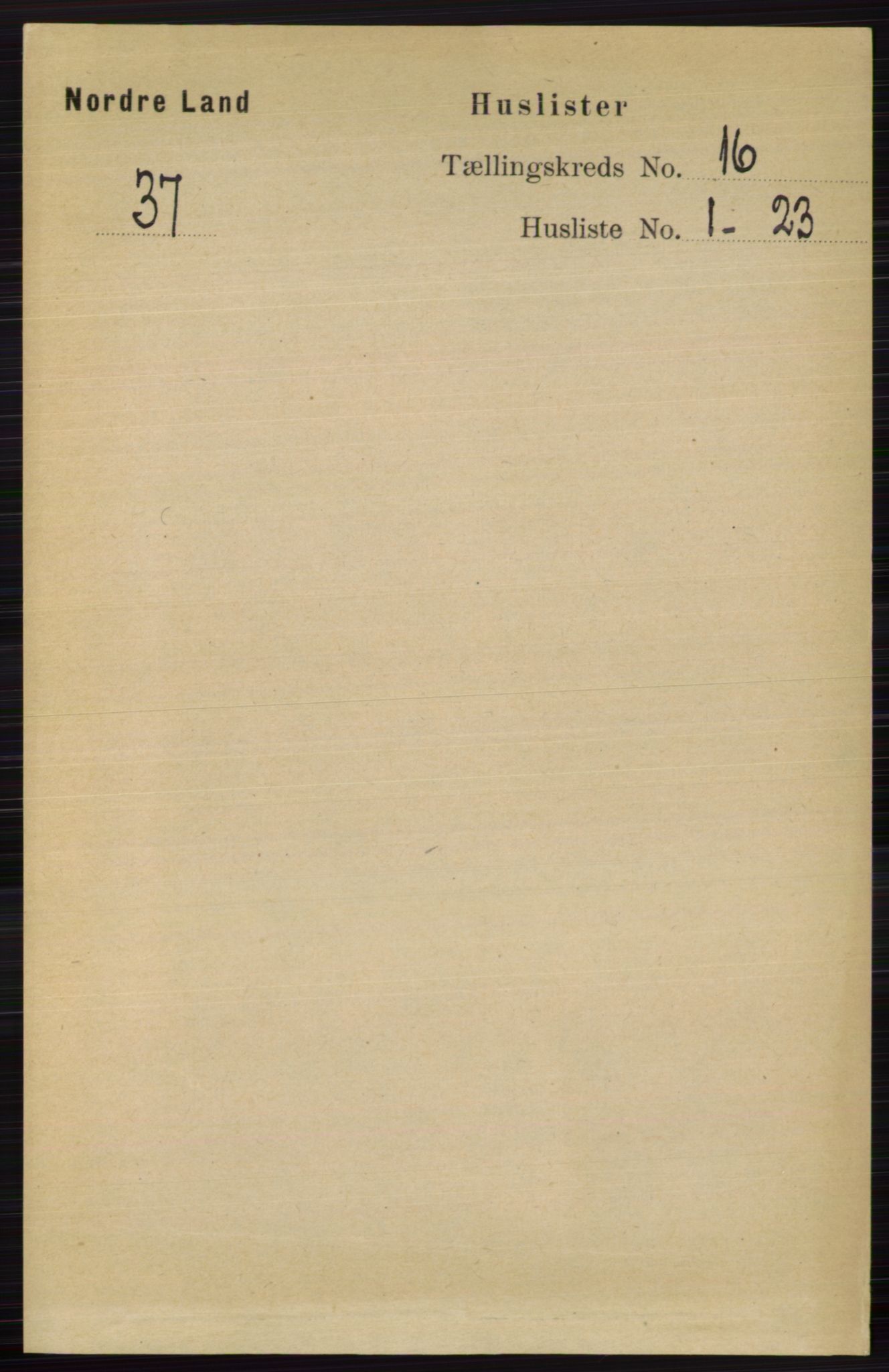 RA, Folketelling 1891 for 0538 Nordre Land herred, 1891, s. 4119