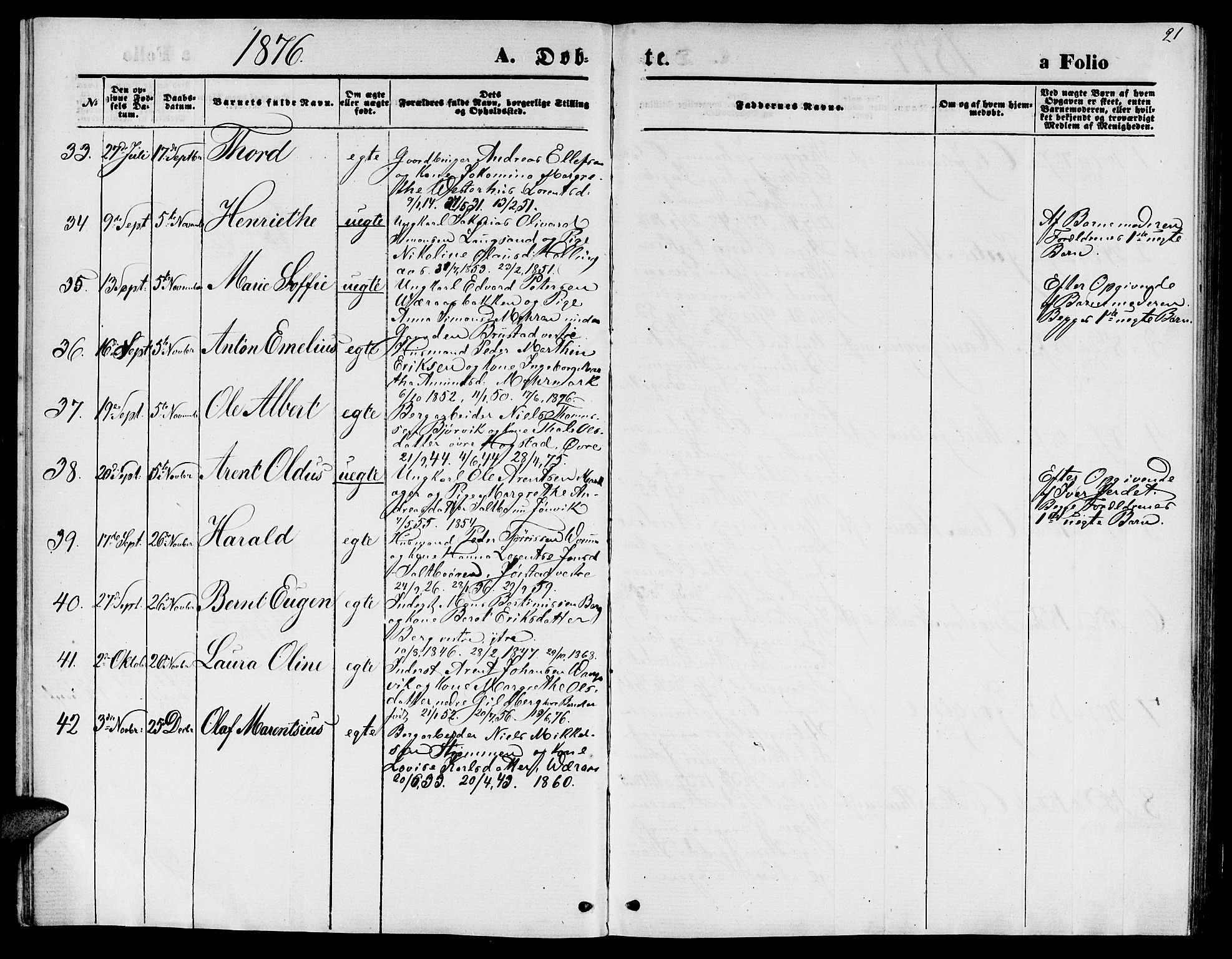 Ministerialprotokoller, klokkerbøker og fødselsregistre - Nord-Trøndelag, AV/SAT-A-1458/722/L0225: Klokkerbok nr. 722C01, 1871-1888, s. 21