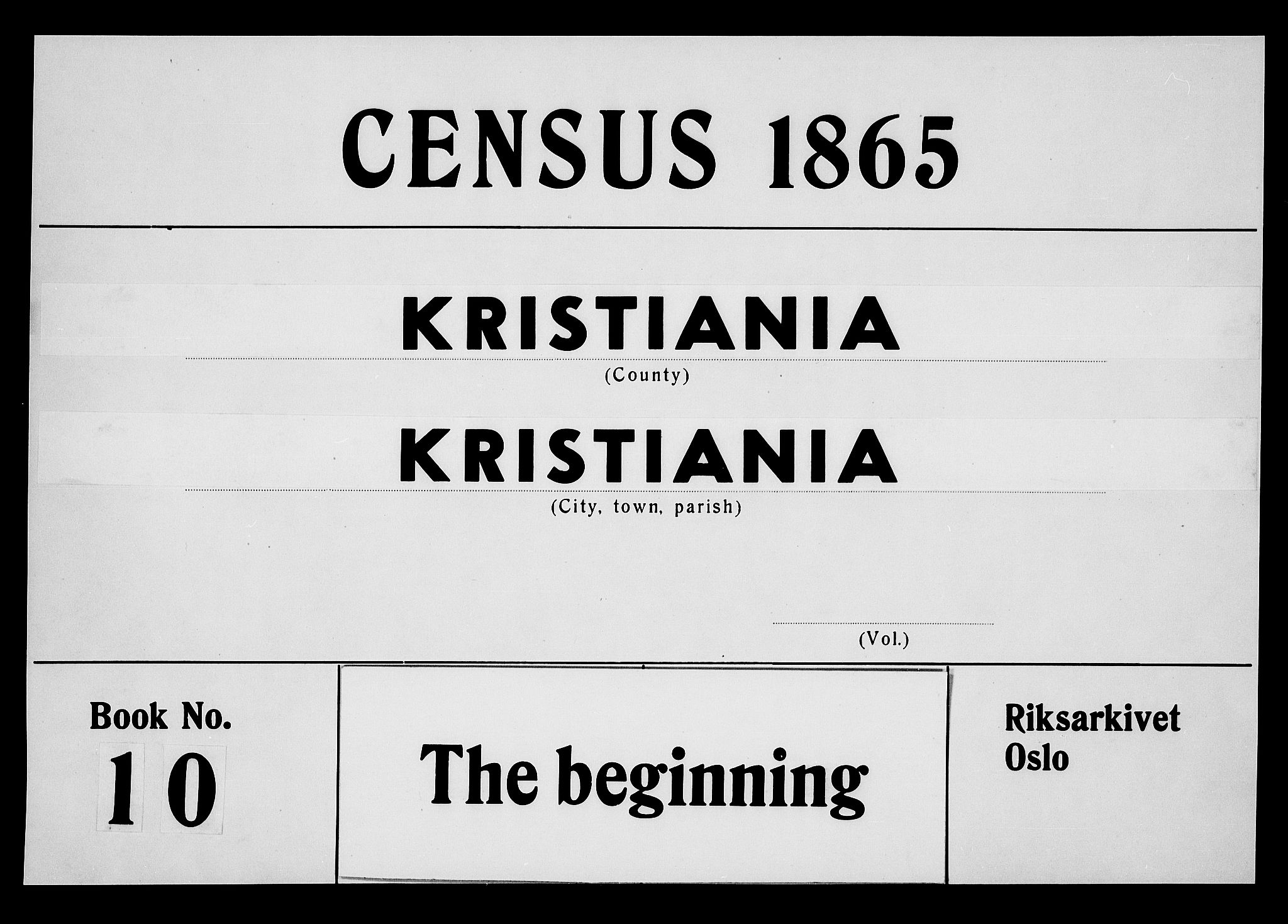 RA, Folketelling 1865 for 0301 Kristiania kjøpstad, 1865, s. 4053