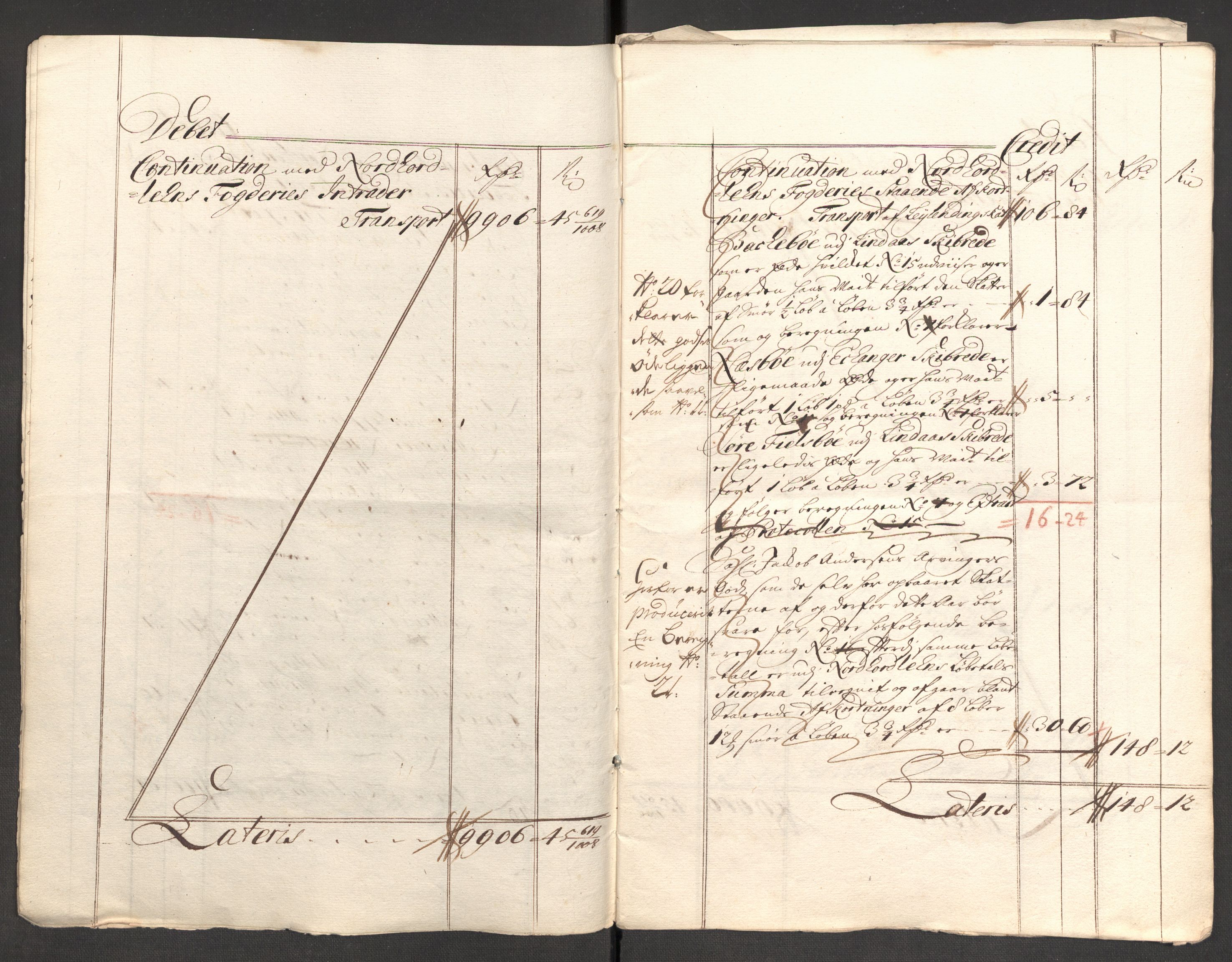 Rentekammeret inntil 1814, Reviderte regnskaper, Fogderegnskap, RA/EA-4092/R51/L3188: Fogderegnskap Nordhordland og Voss, 1706-1707, s. 78
