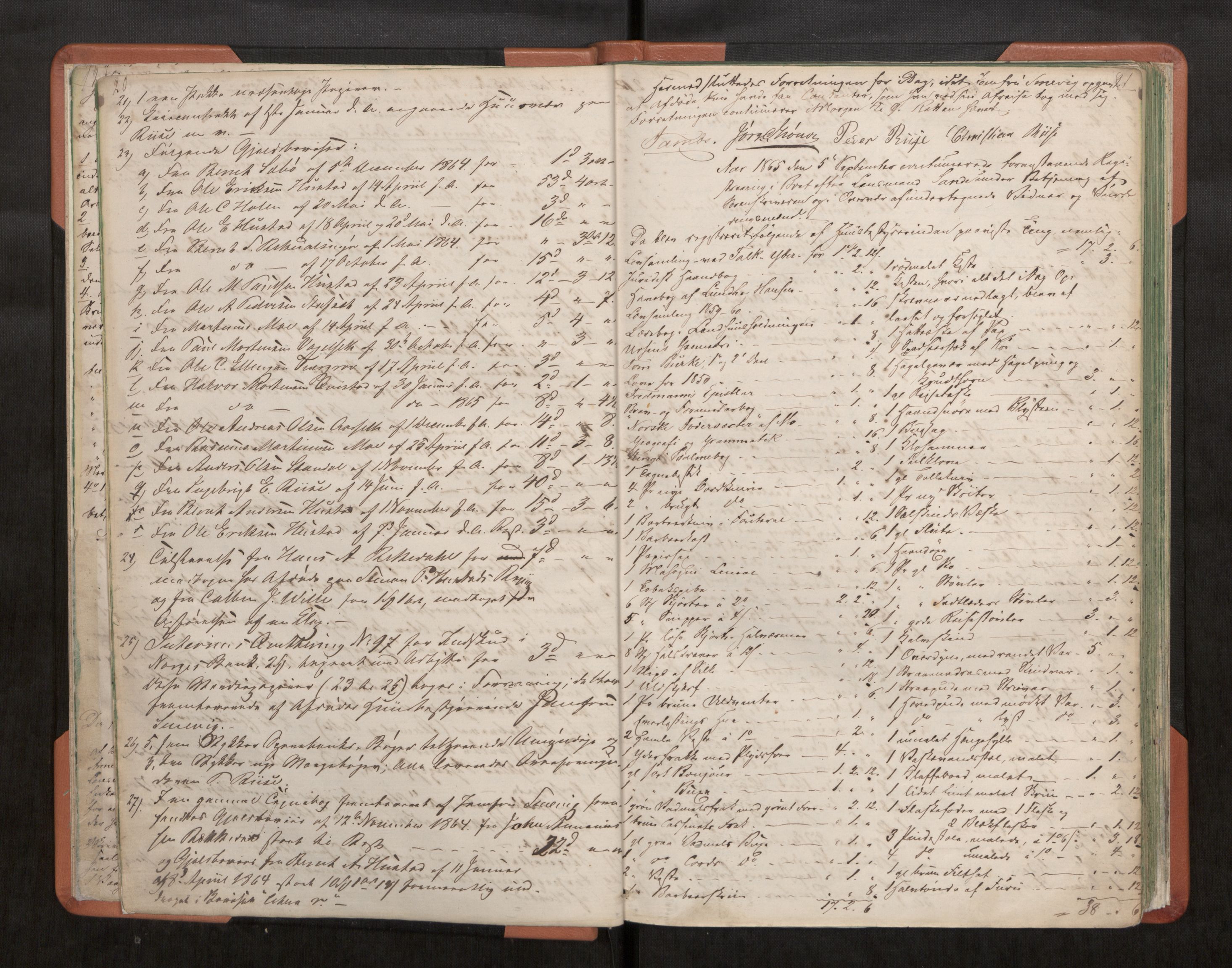 Søre Sunnmøre sorenskriveri, AV/SAT-A-4122/1/3/3B/L0004: Skiftebehandlings- / Skifteforhandlingsprotokollar, 1864-1880, s. 20-21