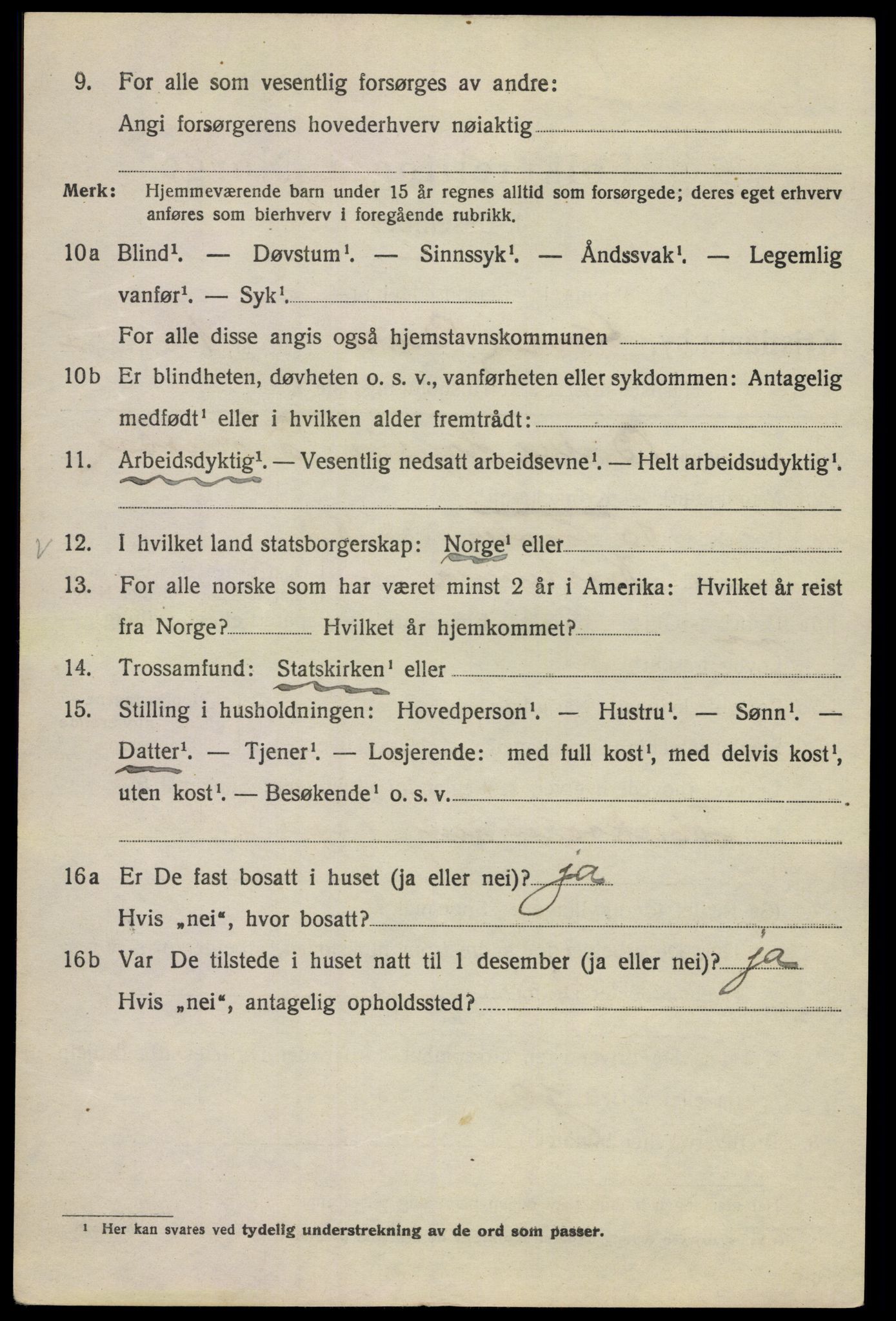 SAO, Folketelling 1920 for 0301 Kristiania kjøpstad, 1920, s. 420920