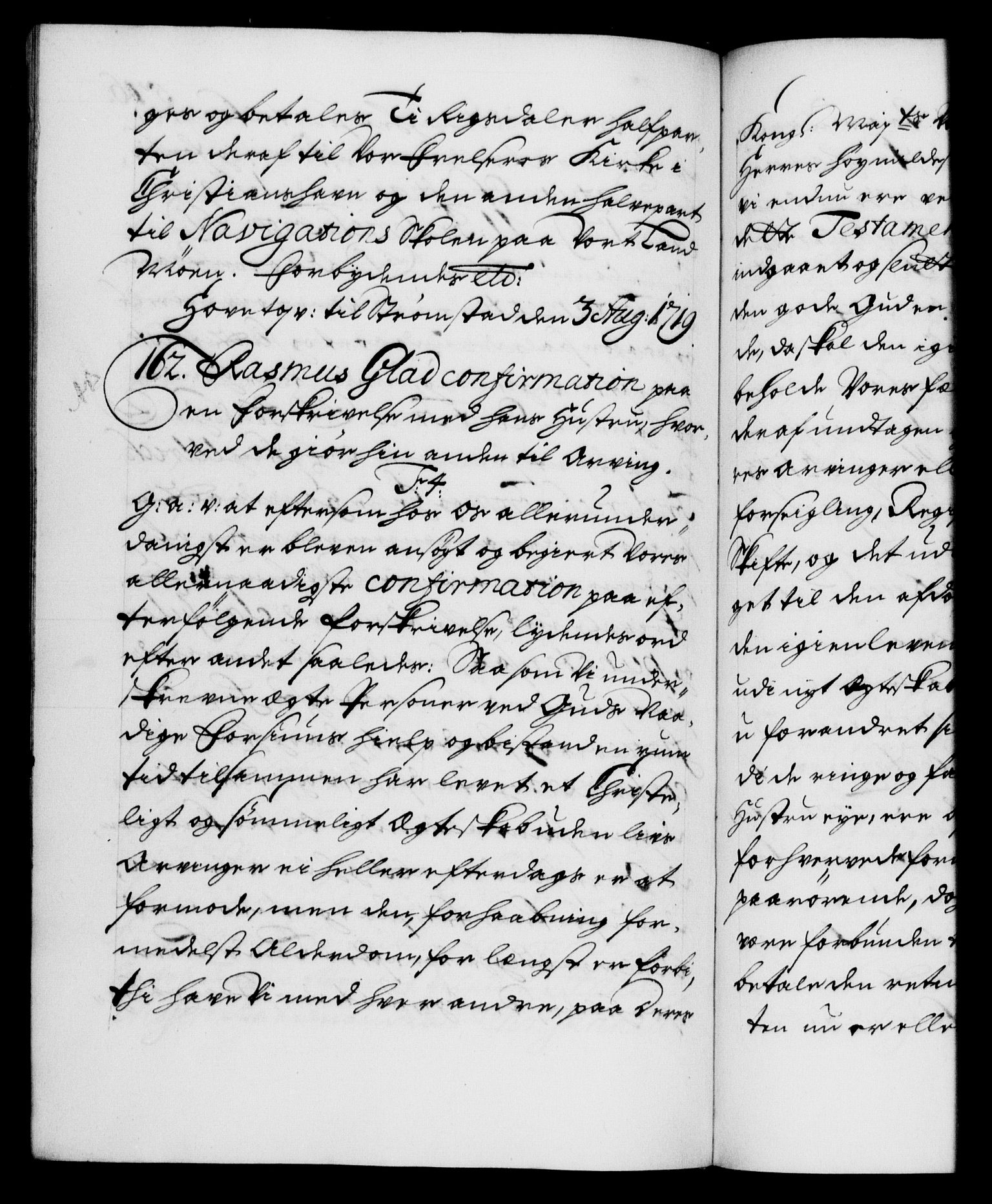 Danske Kanselli 1572-1799, RA/EA-3023/F/Fc/Fca/Fcaa/L0022: Norske registre, 1716-1719, s. 576b