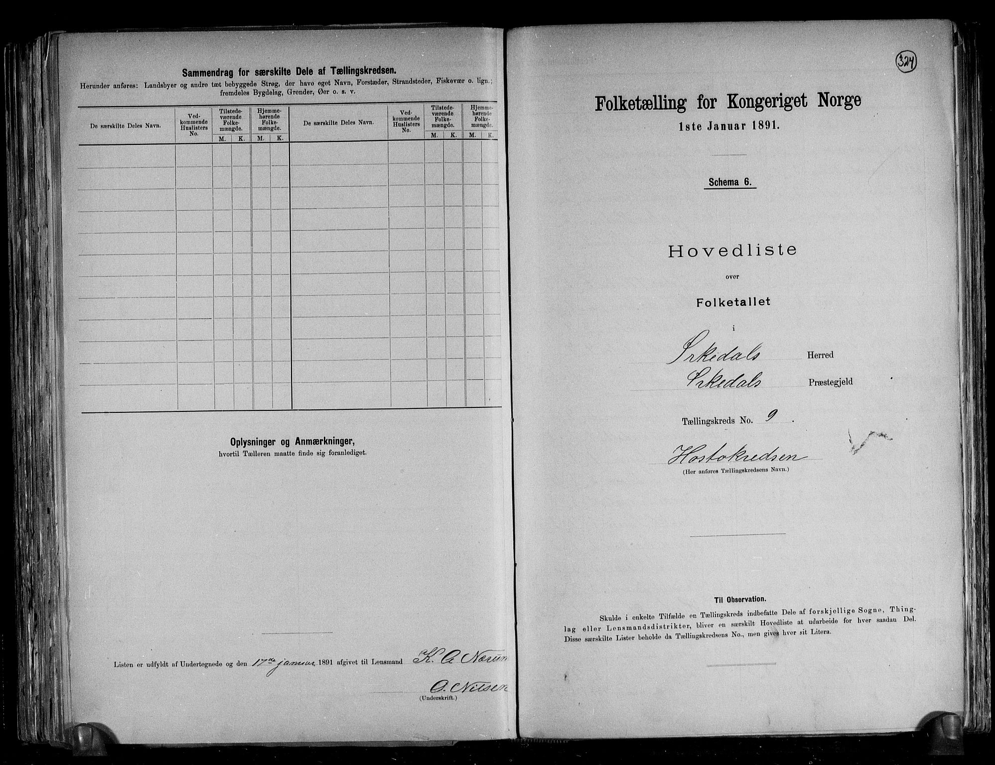 RA, Folketelling 1891 for 1638 Orkdal herred, 1891, s. 23