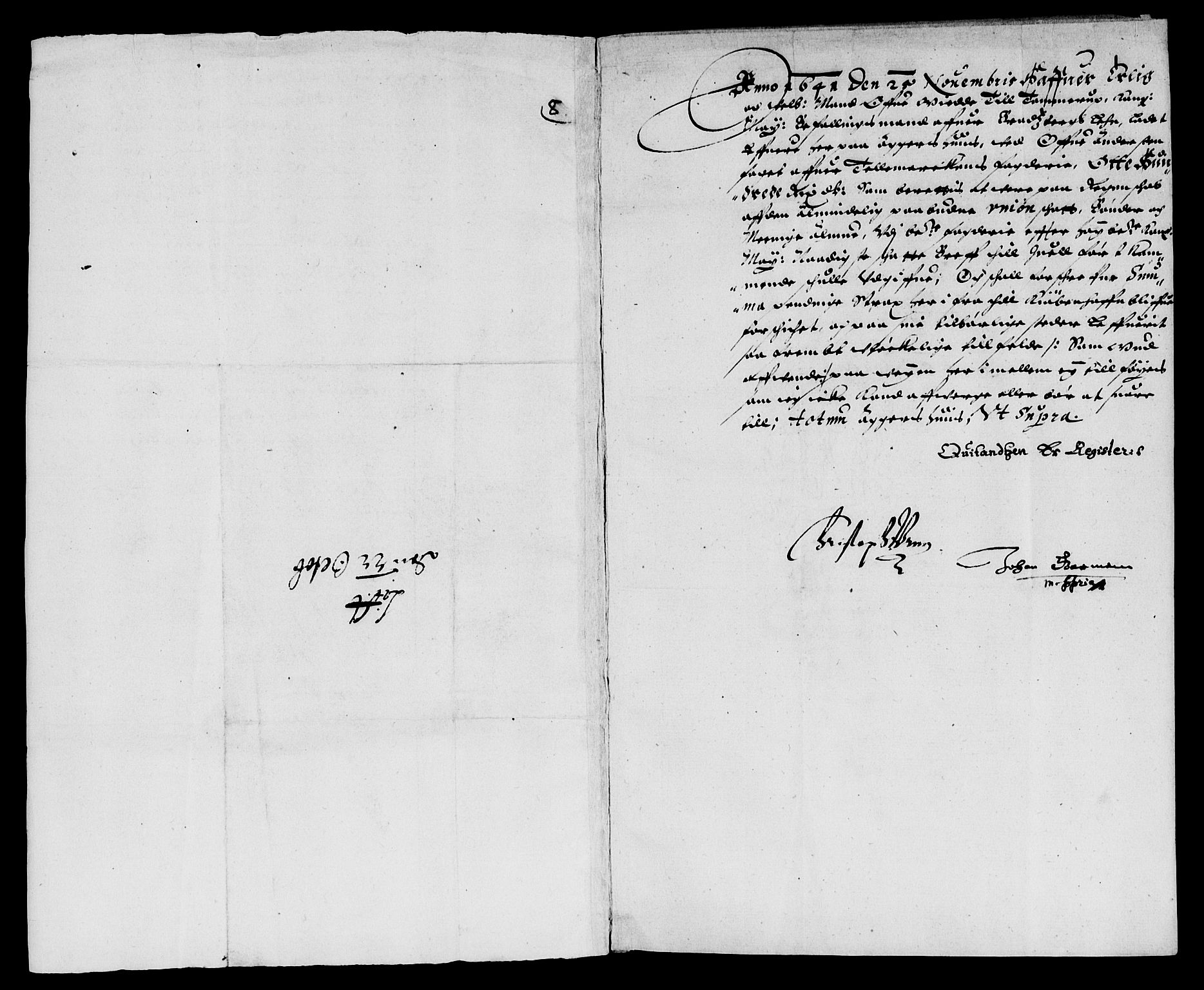 Rentekammeret inntil 1814, Reviderte regnskaper, Lensregnskaper, AV/RA-EA-5023/R/Rb/Rbp/L0026: Bratsberg len, 1641-1642