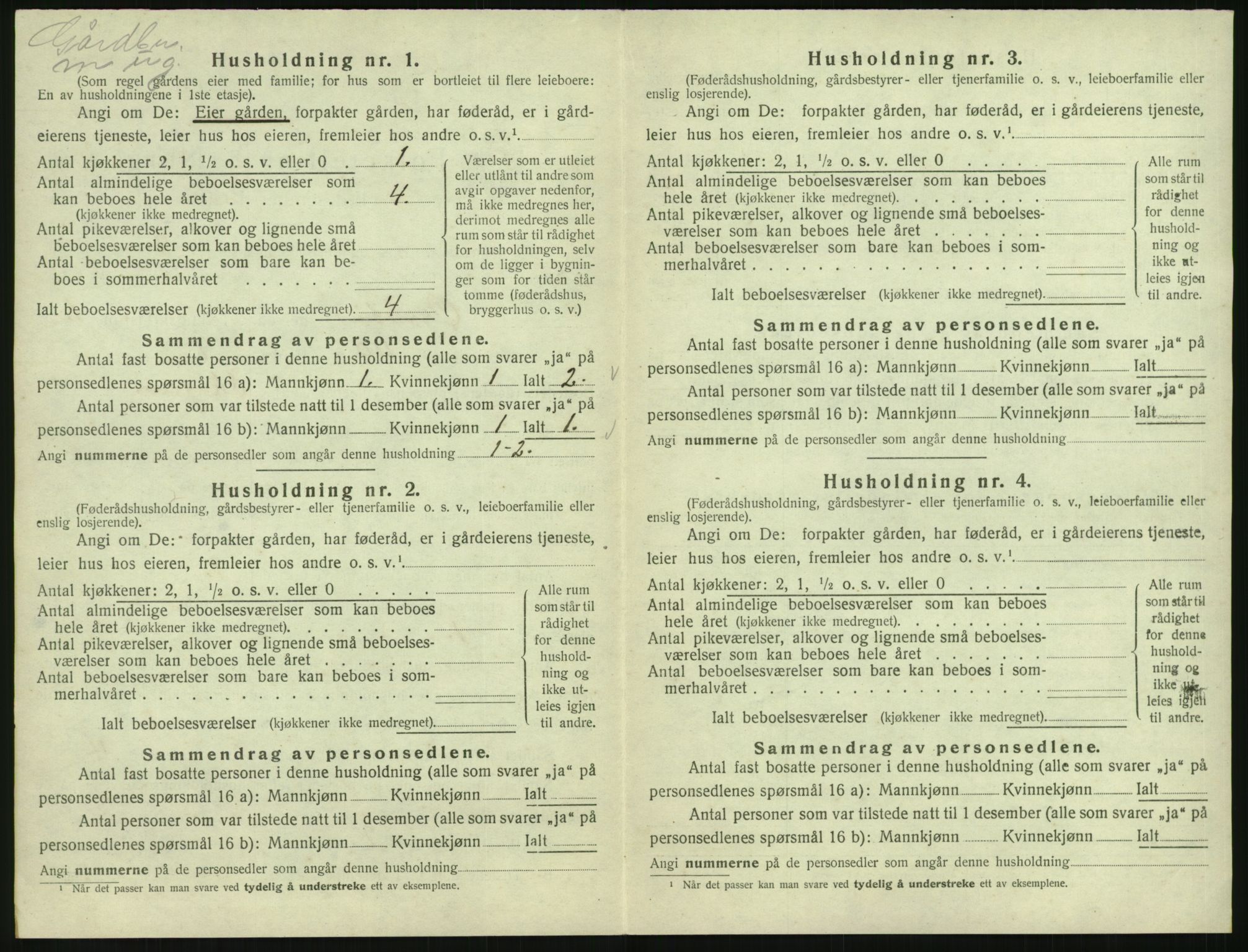 SAK, Folketelling 1920 for 1021 Øyslebø herred, 1920, s. 51