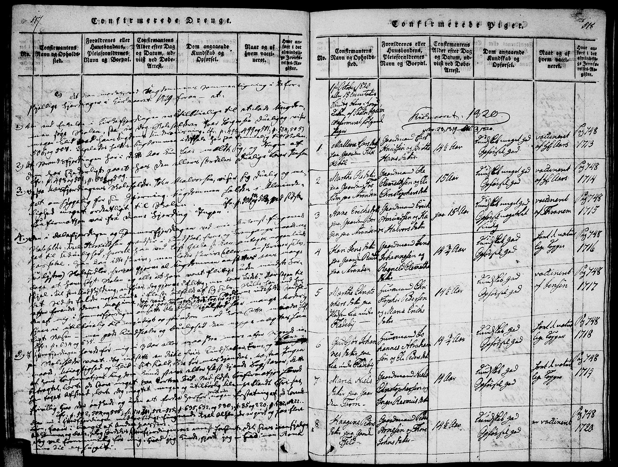 Enebakk prestekontor Kirkebøker, AV/SAO-A-10171c/F/Fa/L0005: Ministerialbok nr. I 5, 1790-1825, s. 517-518