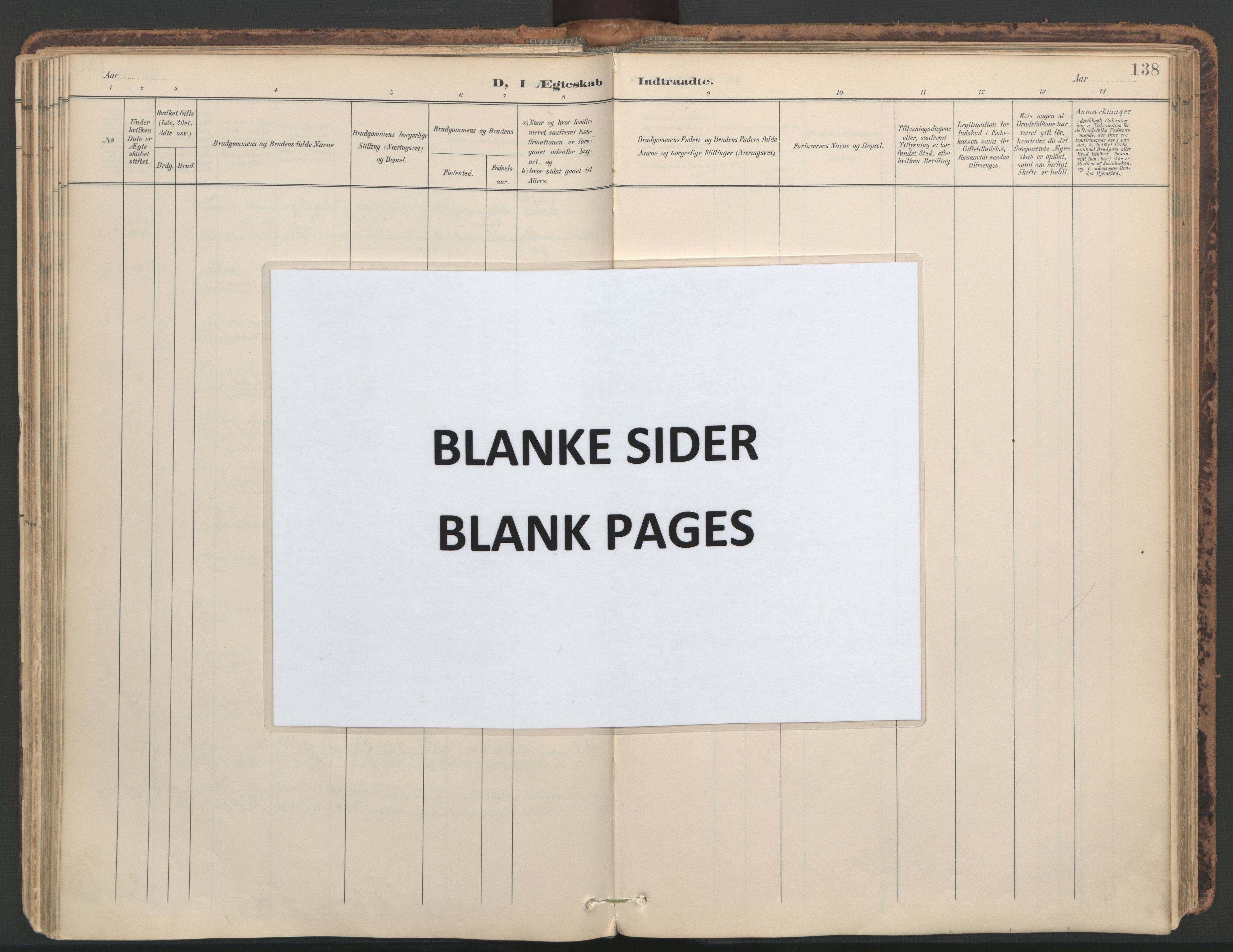 Ministerialprotokoller, klokkerbøker og fødselsregistre - Nord-Trøndelag, AV/SAT-A-1458/764/L0556: Ministerialbok nr. 764A11, 1897-1924, s. 138