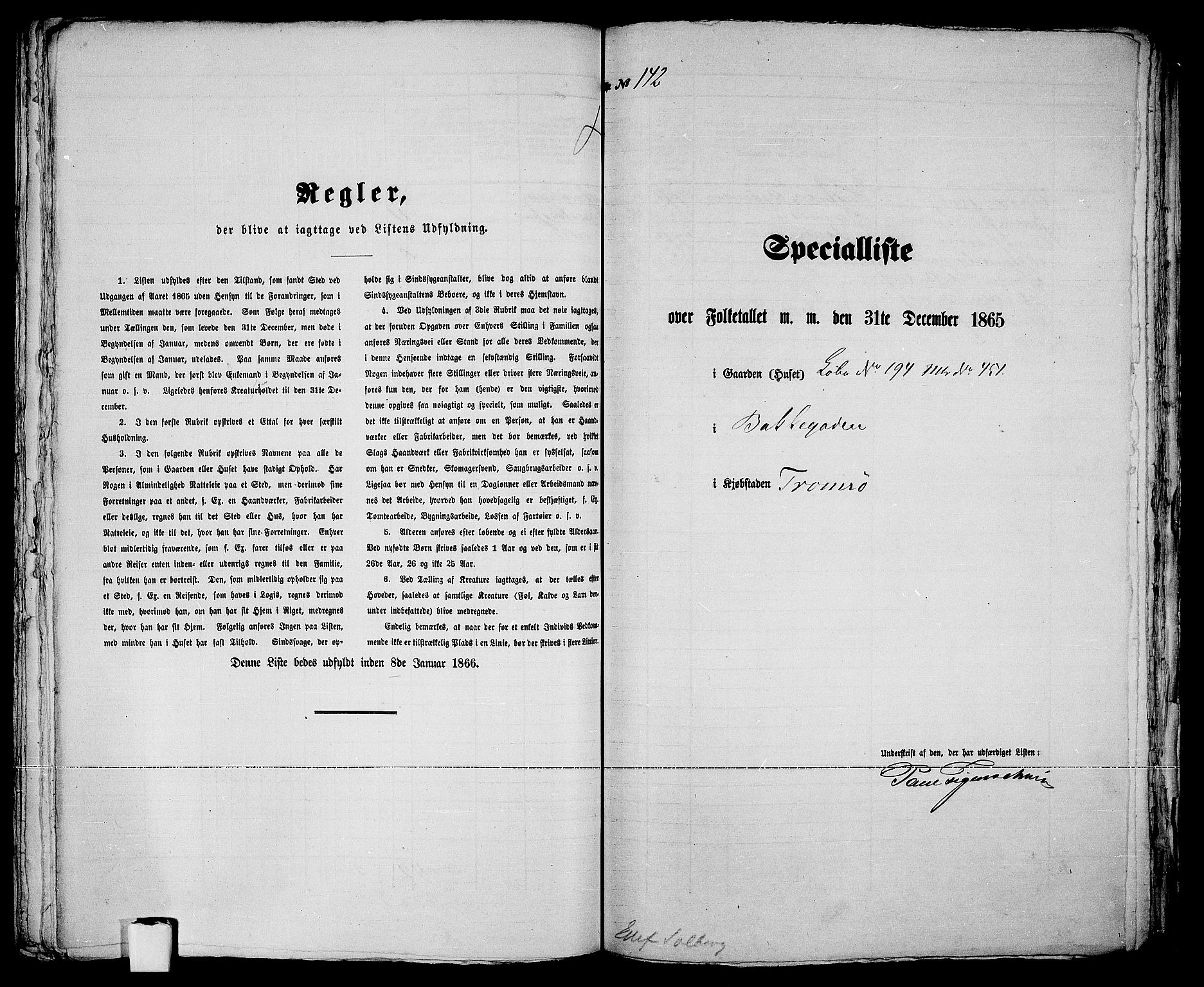 RA, Folketelling 1865 for 1902P Tromsø prestegjeld, 1865, s. 297