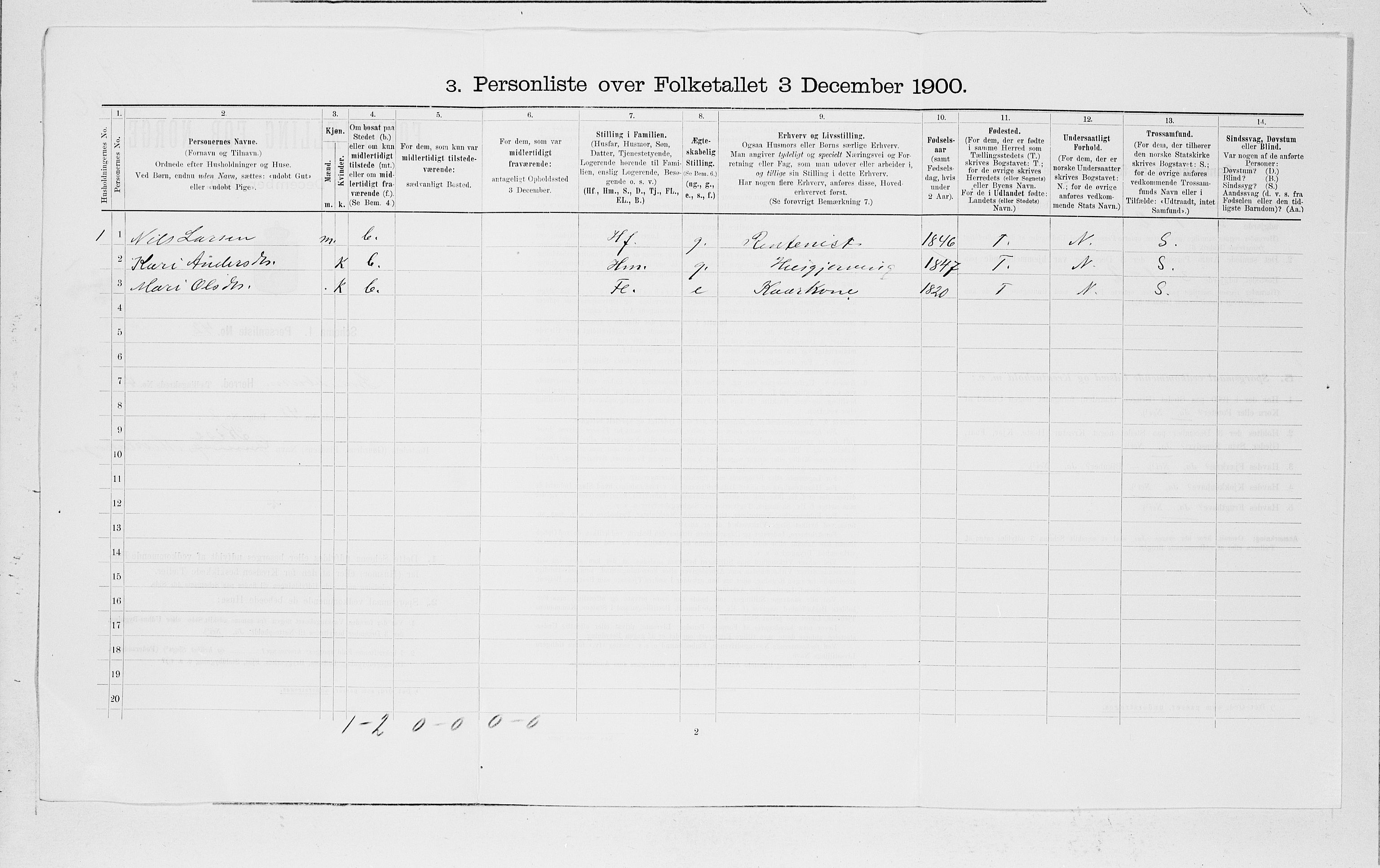 SAB, Folketelling 1900 for 1226 Strandebarm og Varaldsøy herred, 1900, s. 475