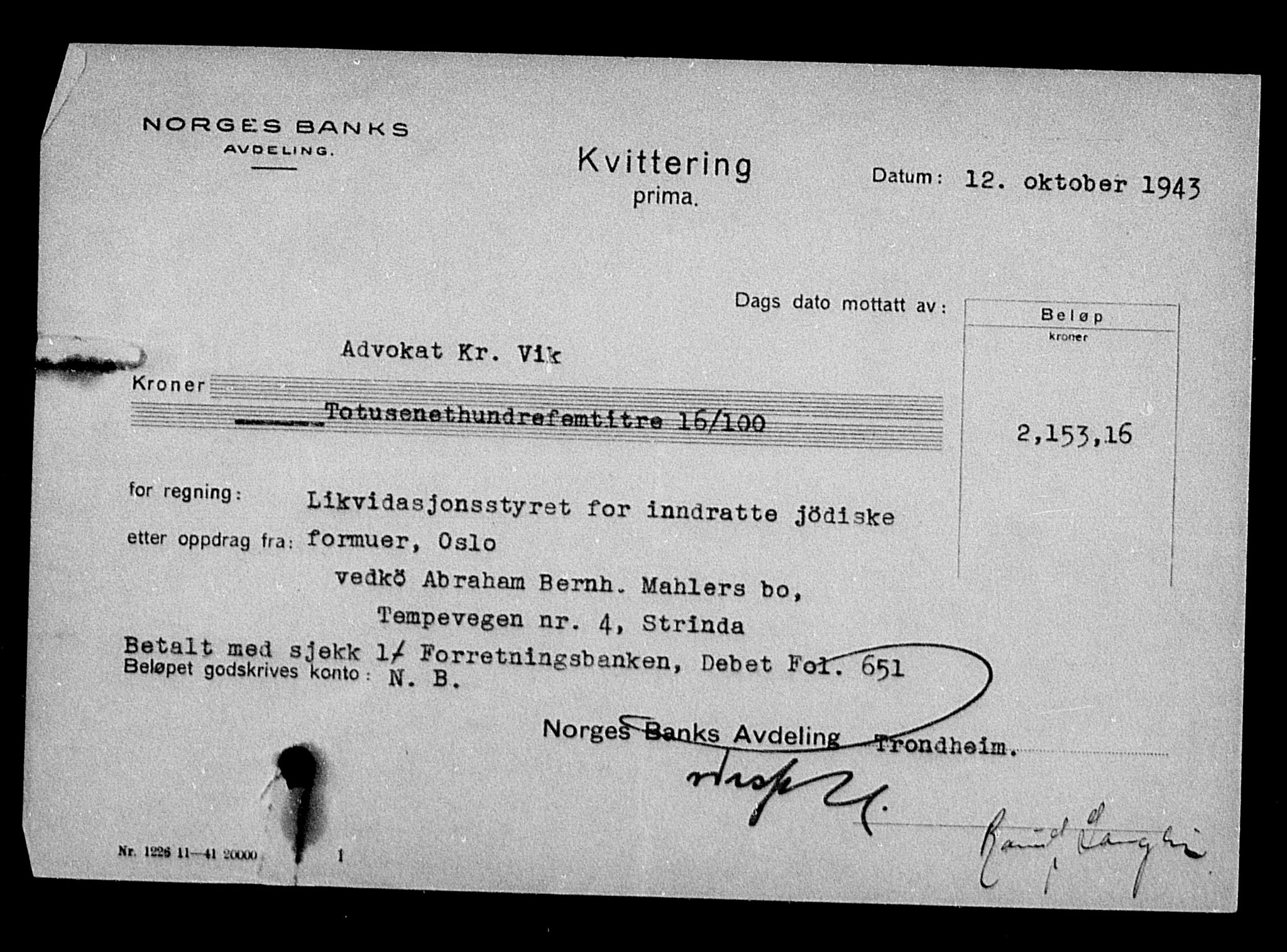 Justisdepartementet, Tilbakeføringskontoret for inndratte formuer, AV/RA-S-1564/H/Hc/Hca/L0903: --, 1945-1947, s. 494