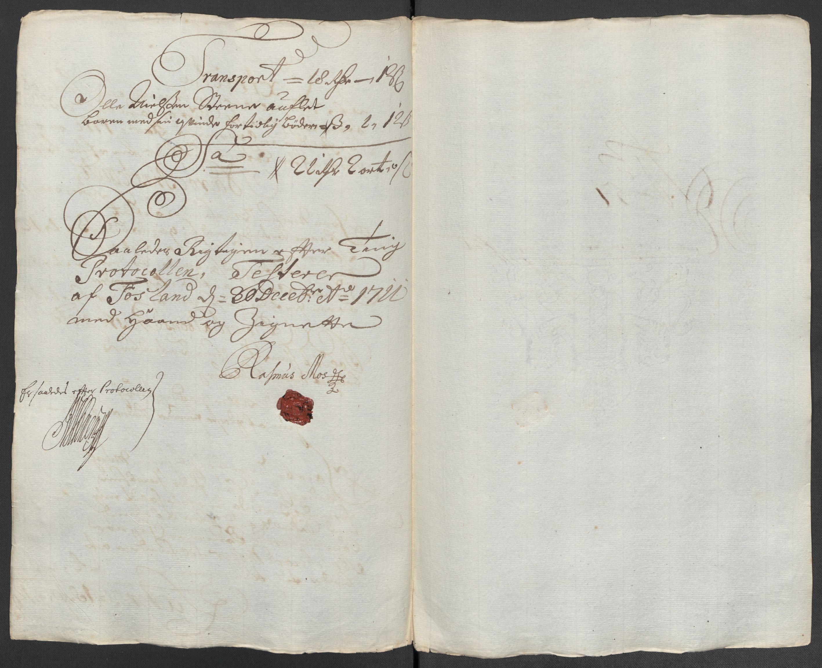 Rentekammeret inntil 1814, Reviderte regnskaper, Fogderegnskap, AV/RA-EA-4092/R64/L4432: Fogderegnskap Namdal, 1711, s. 188