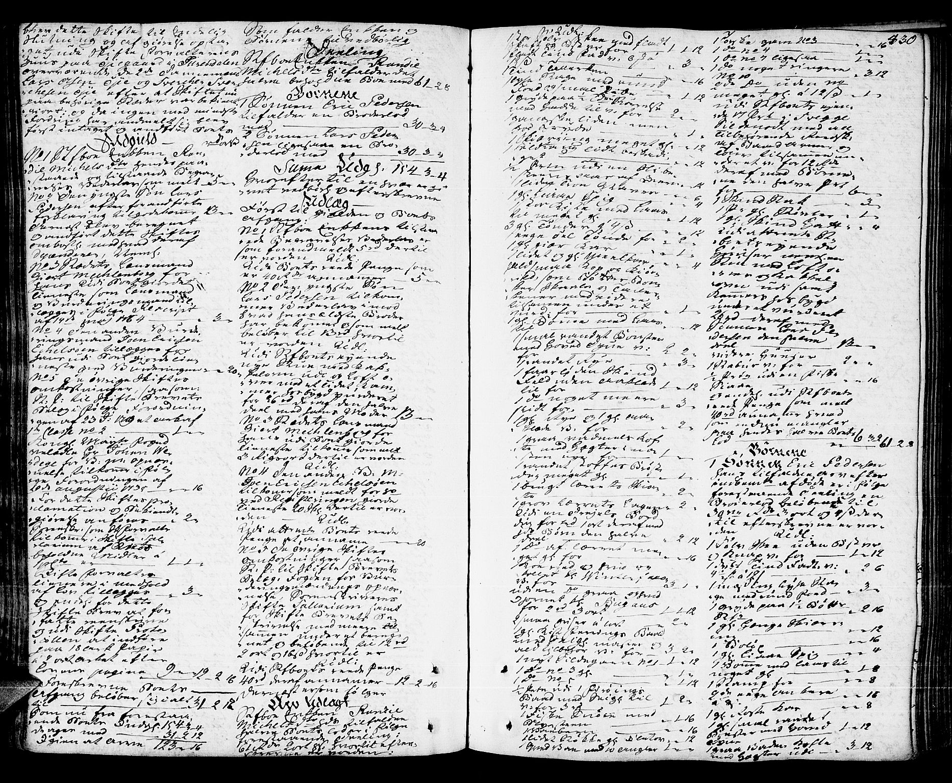 Nordmøre sorenskriveri, AV/SAT-A-4132/1/3/3A/L0016: Skifteprotokoll nr. 14, 1772-1776, s. 429b-430a