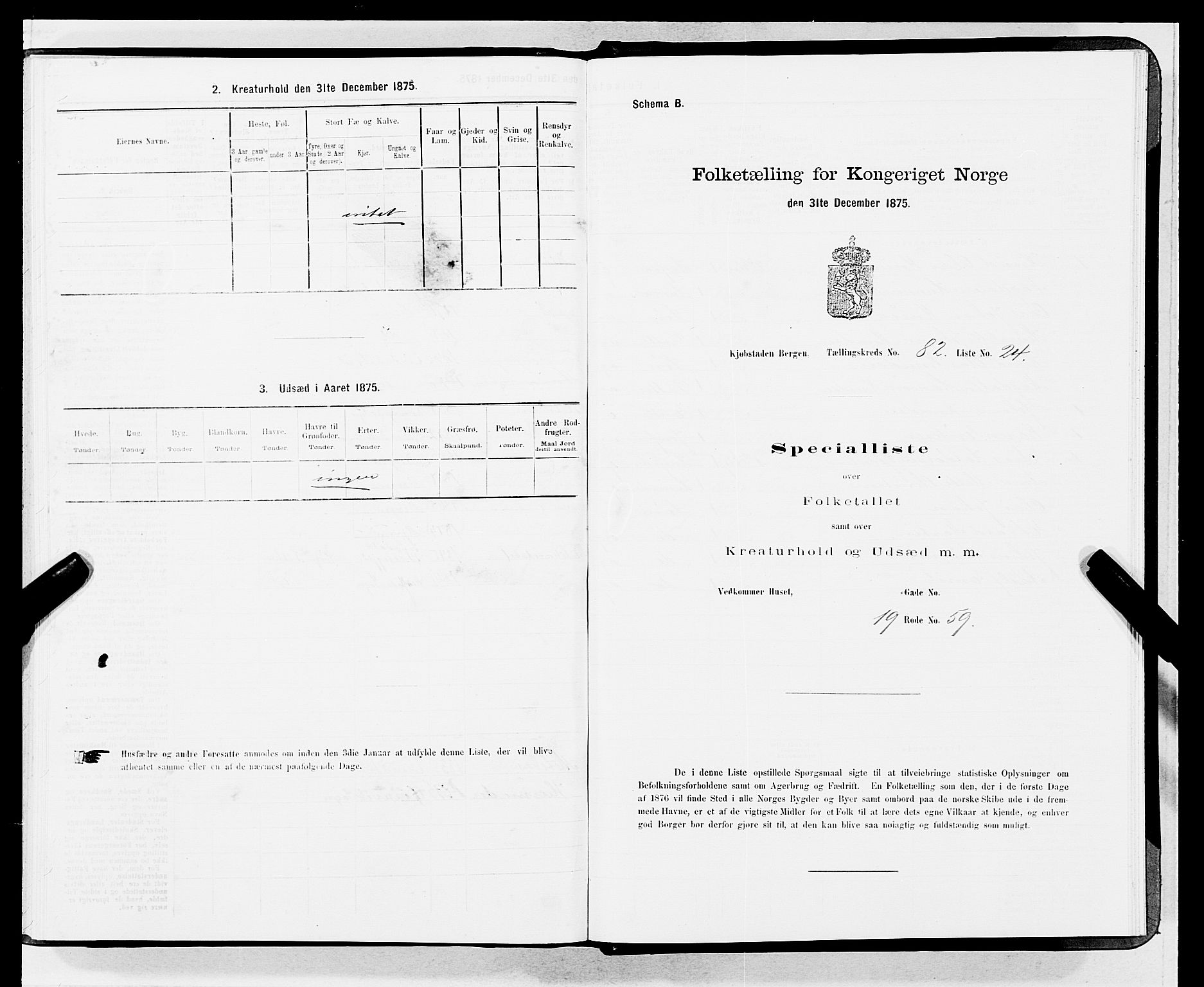 SAB, Folketelling 1875 for 1301 Bergen kjøpstad, 1875, s. 4446