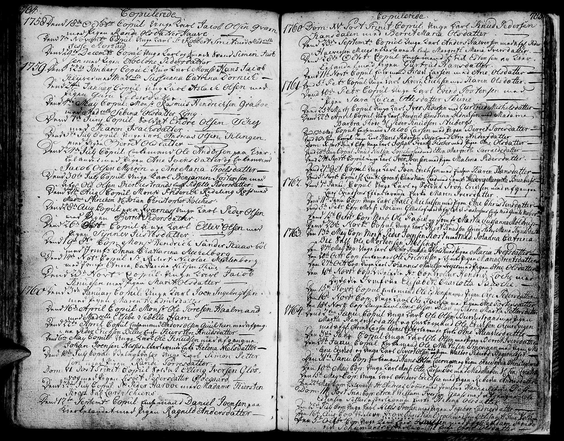 Ministerialprotokoller, klokkerbøker og fødselsregistre - Møre og Romsdal, AV/SAT-A-1454/572/L0840: Ministerialbok nr. 572A03, 1754-1784, s. 404-405