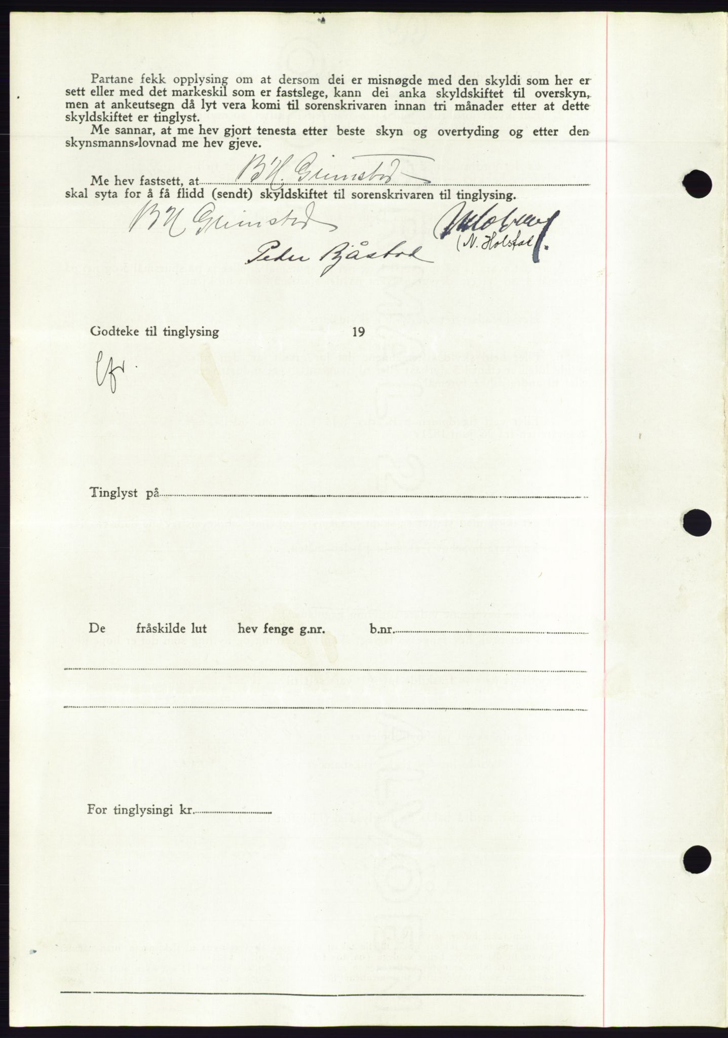 Søre Sunnmøre sorenskriveri, AV/SAT-A-4122/1/2/2C/L0077: Pantebok nr. 3A, 1945-1946, Dagboknr: 58/1946