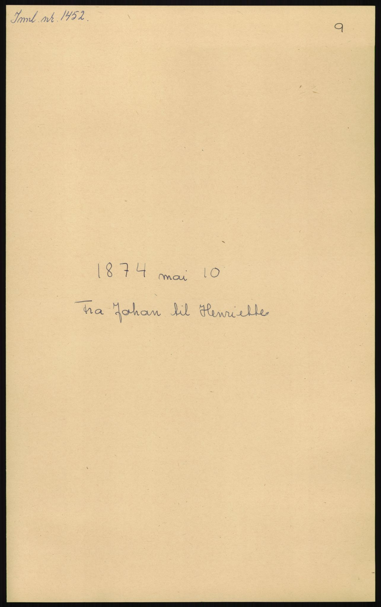 Samlinger til kildeutgivelse, Amerikabrevene, AV/RA-EA-4057/F/L0008: Innlån fra Hedmark: Gamkind - Semmingsen, 1838-1914, s. 149