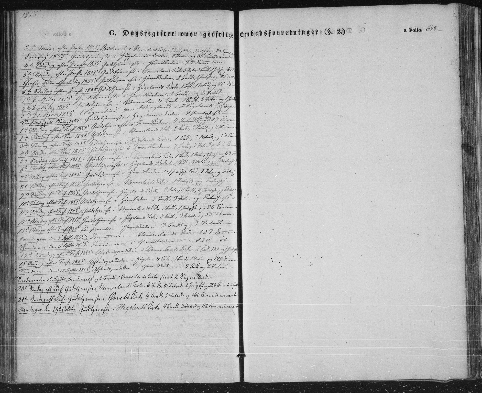 Vennesla sokneprestkontor, AV/SAK-1111-0045/Fa/Fac/L0004: Ministerialbok nr. A 4, 1834-1855, s. 628