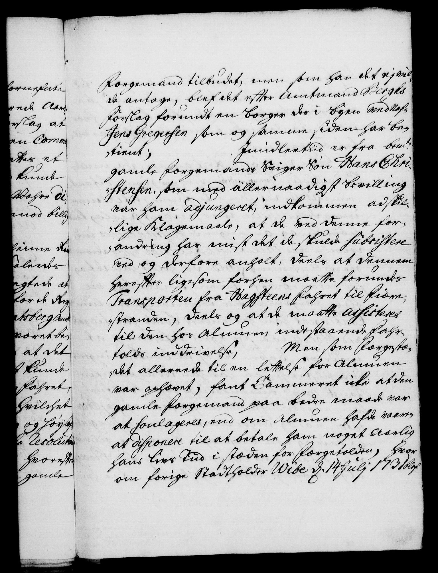 Rentekammeret, Kammerkanselliet, RA/EA-3111/G/Gf/Gfa/L0016: Norsk relasjons- og resolusjonsprotokoll (merket RK 52.16), 1733, s. 53