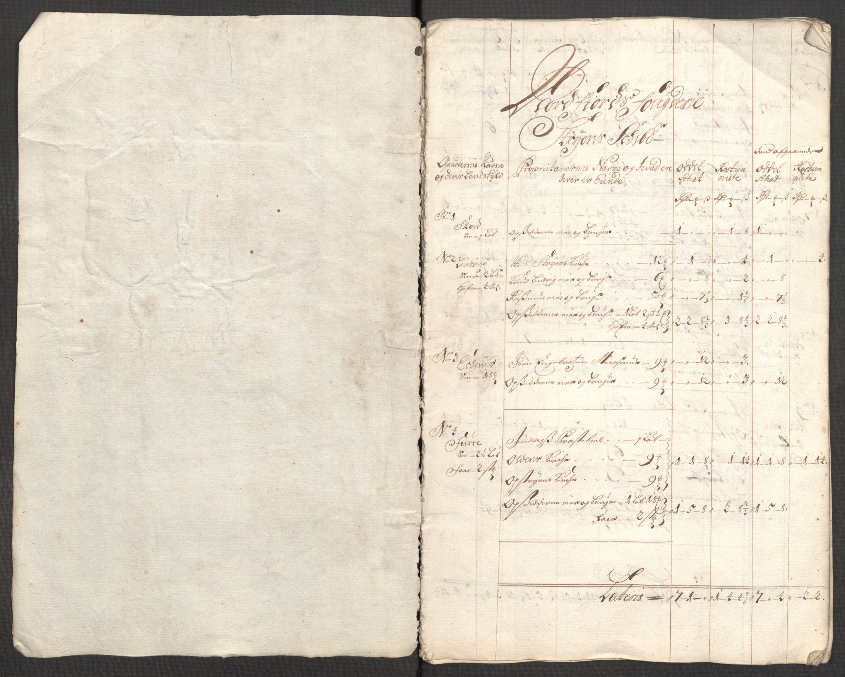 Rentekammeret inntil 1814, Reviderte regnskaper, Fogderegnskap, RA/EA-4092/R53/L3429: Fogderegnskap Sunn- og Nordfjord, 1705, s. 80