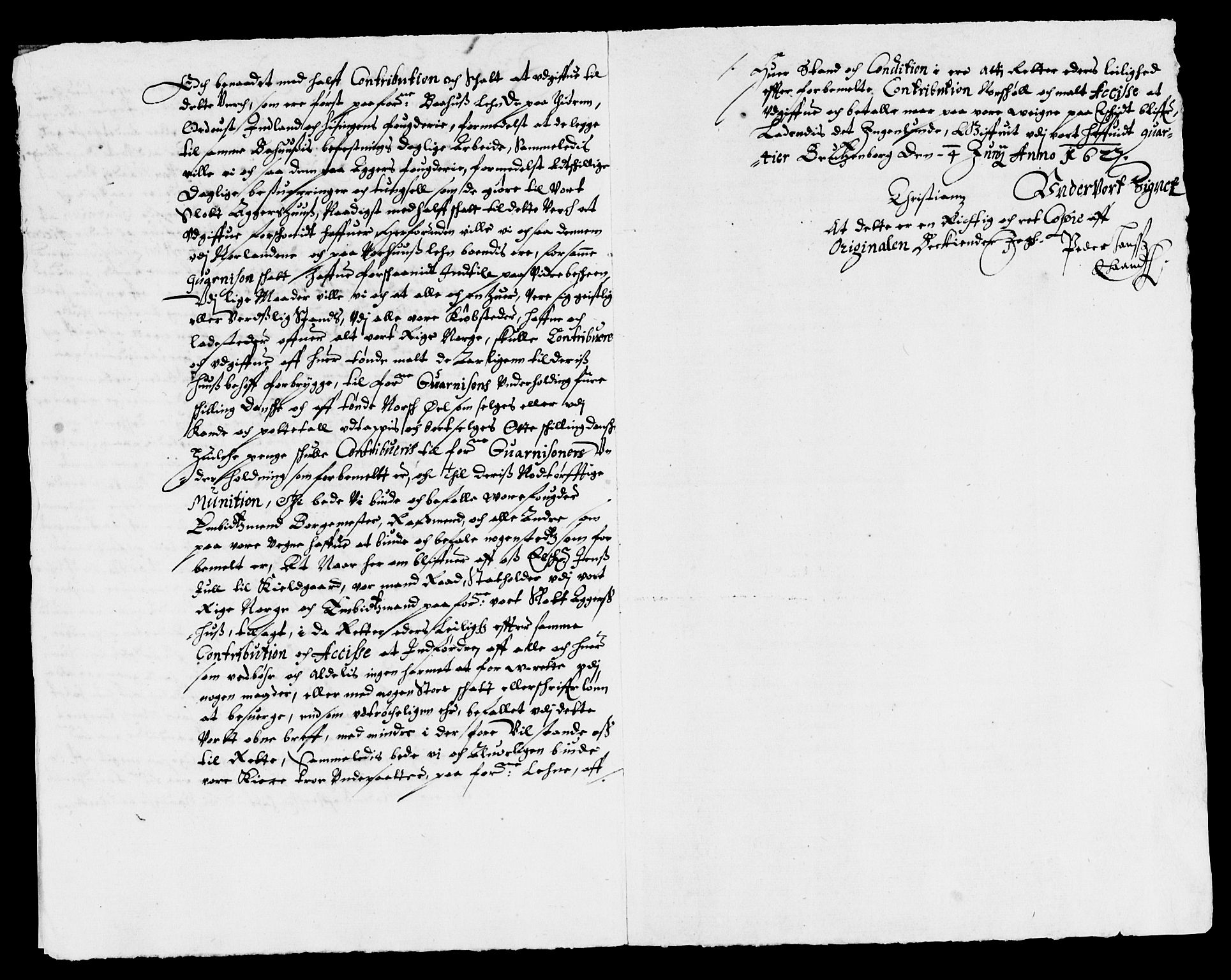 Rentekammeret inntil 1814, Reviderte regnskaper, Lensregnskaper, AV/RA-EA-5023/R/Rb/Rbp/L0028: Bratsberg len, 1642-1644