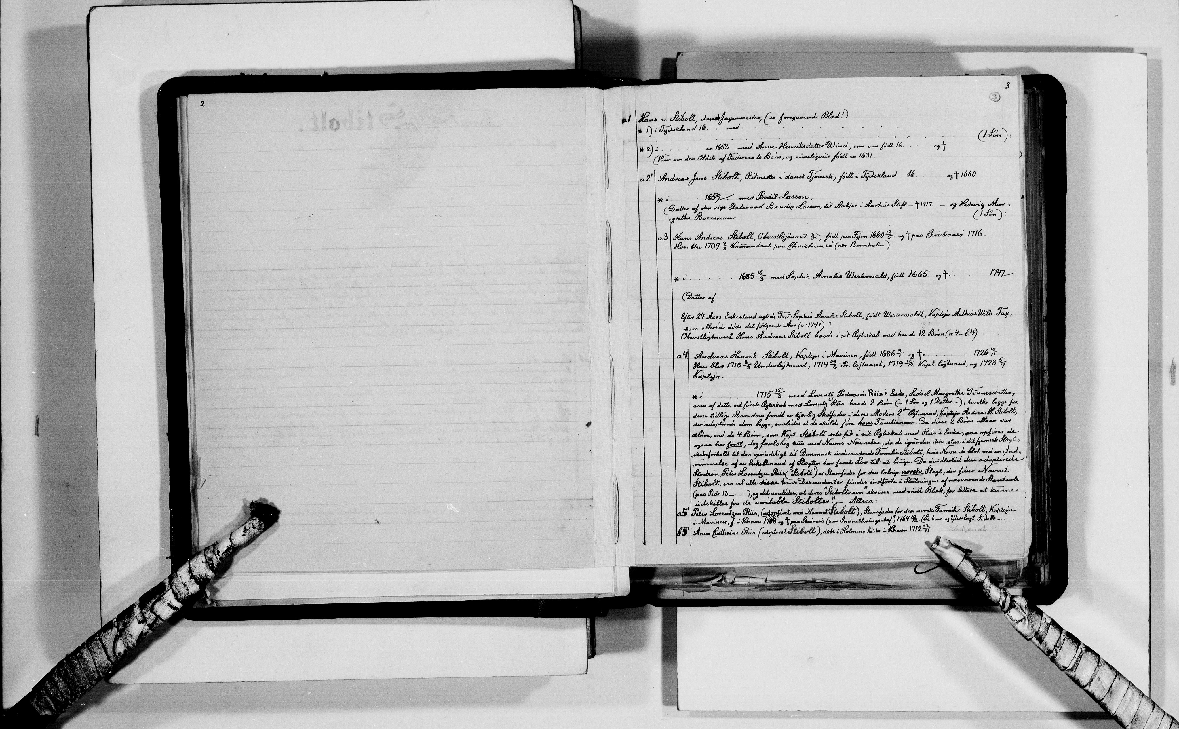 Lassens samlinger, AV/RA-PA-0051/F/Fb/L0054: Personalhistoriske og genealogiske opptegnelser: Stibolt - Whitte, 1500-1907, s. 6