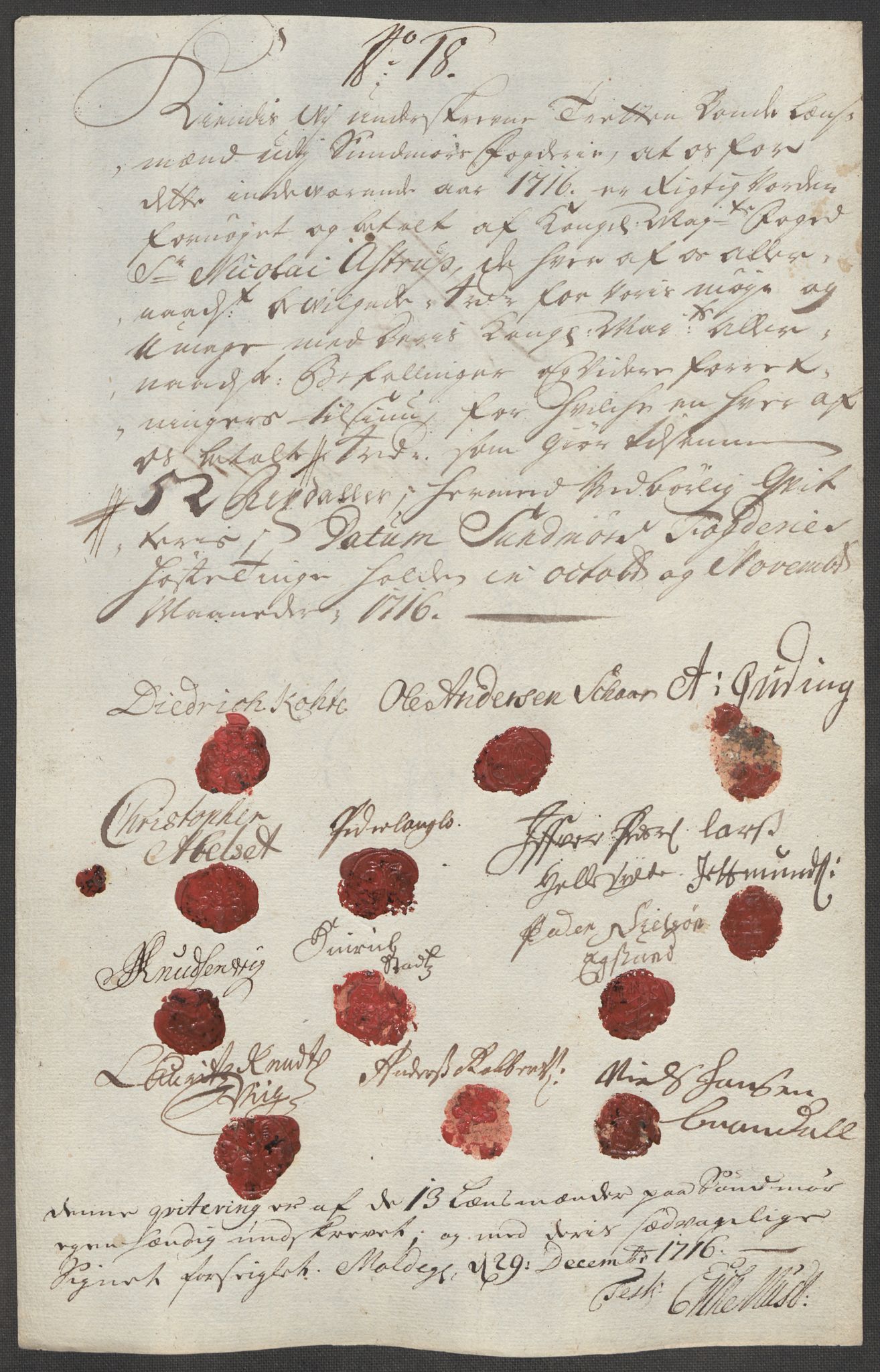 Rentekammeret inntil 1814, Reviderte regnskaper, Fogderegnskap, AV/RA-EA-4092/R54/L3568: Fogderegnskap Sunnmøre, 1716, s. 129