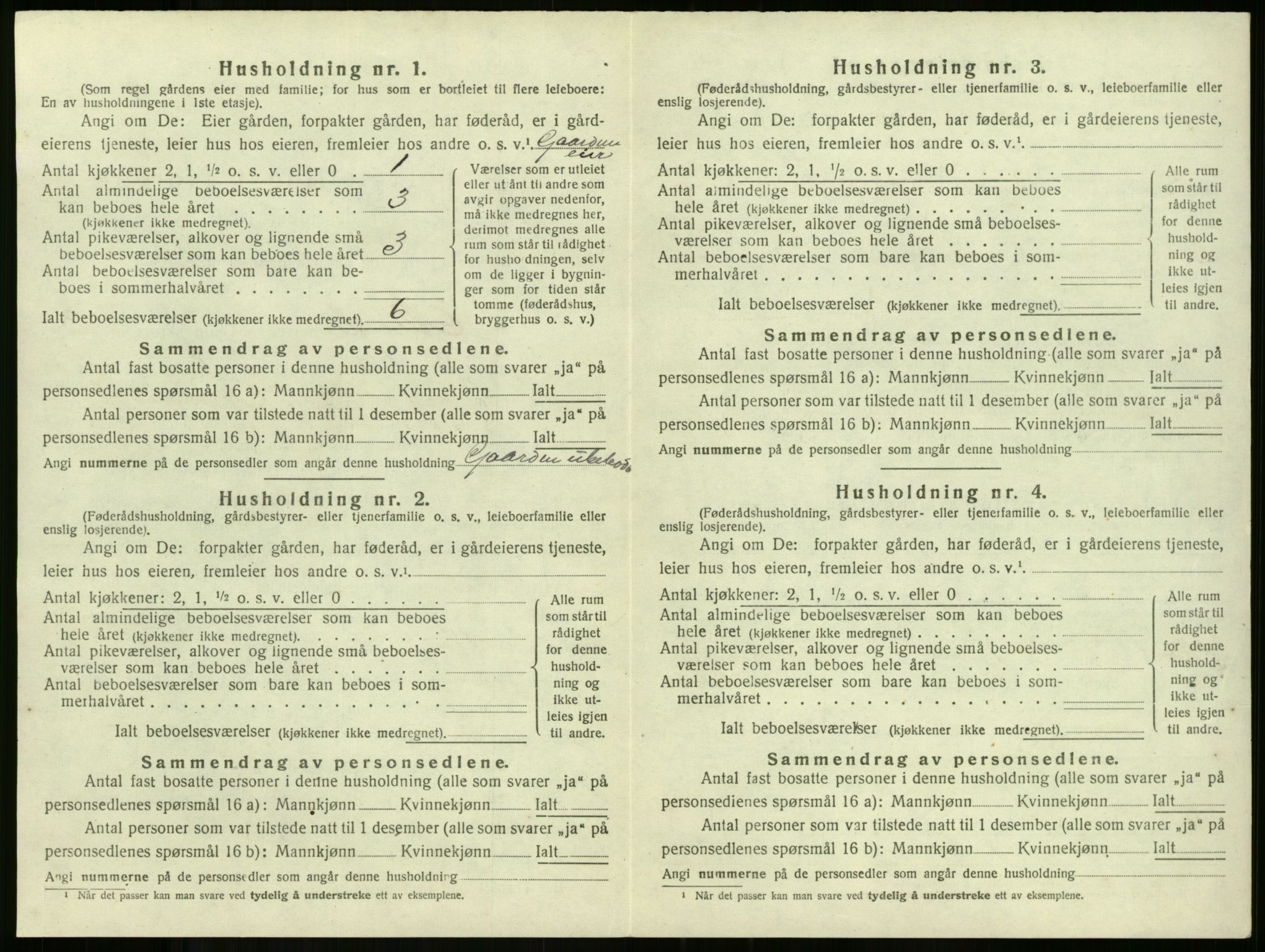 SAKO, Folketelling 1920 for 0719 Andebu herred, 1920, s. 232