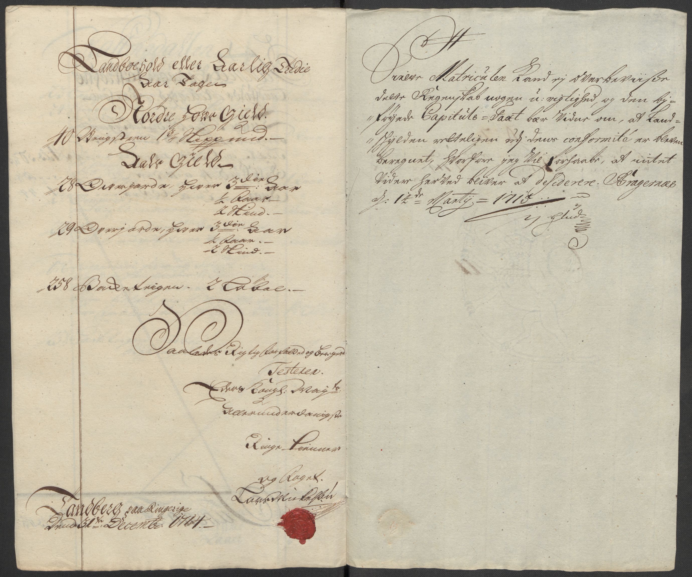 Rentekammeret inntil 1814, Reviderte regnskaper, Fogderegnskap, RA/EA-4092/R23/L1471: Fogderegnskap Ringerike og Hallingdal, 1713-1714, s. 405