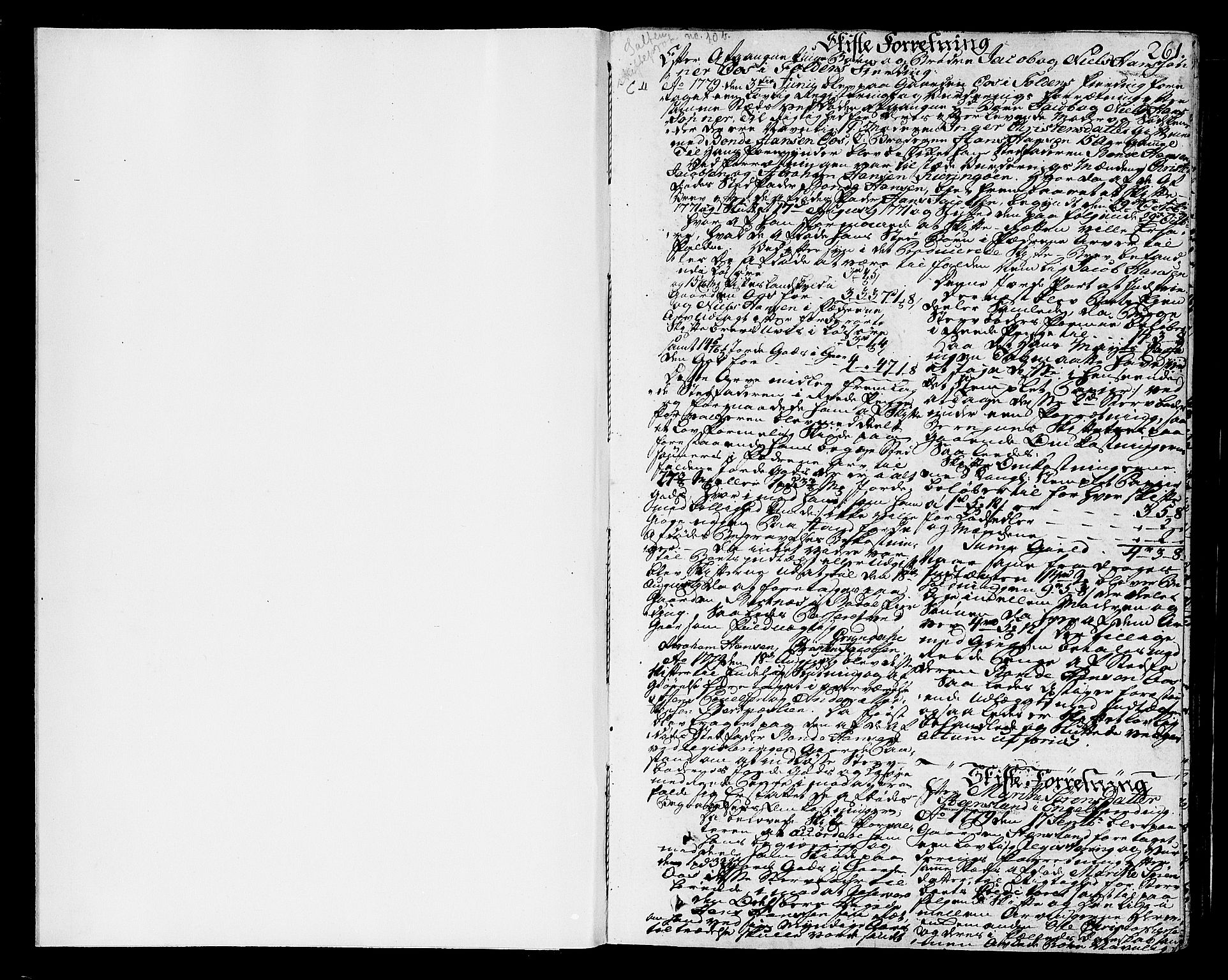 Salten sorenskriveri, AV/SAT-A-4578/1/3/3A/L0021: Skifteprotokoll 10b, 1779-1783, s. 260b-261a