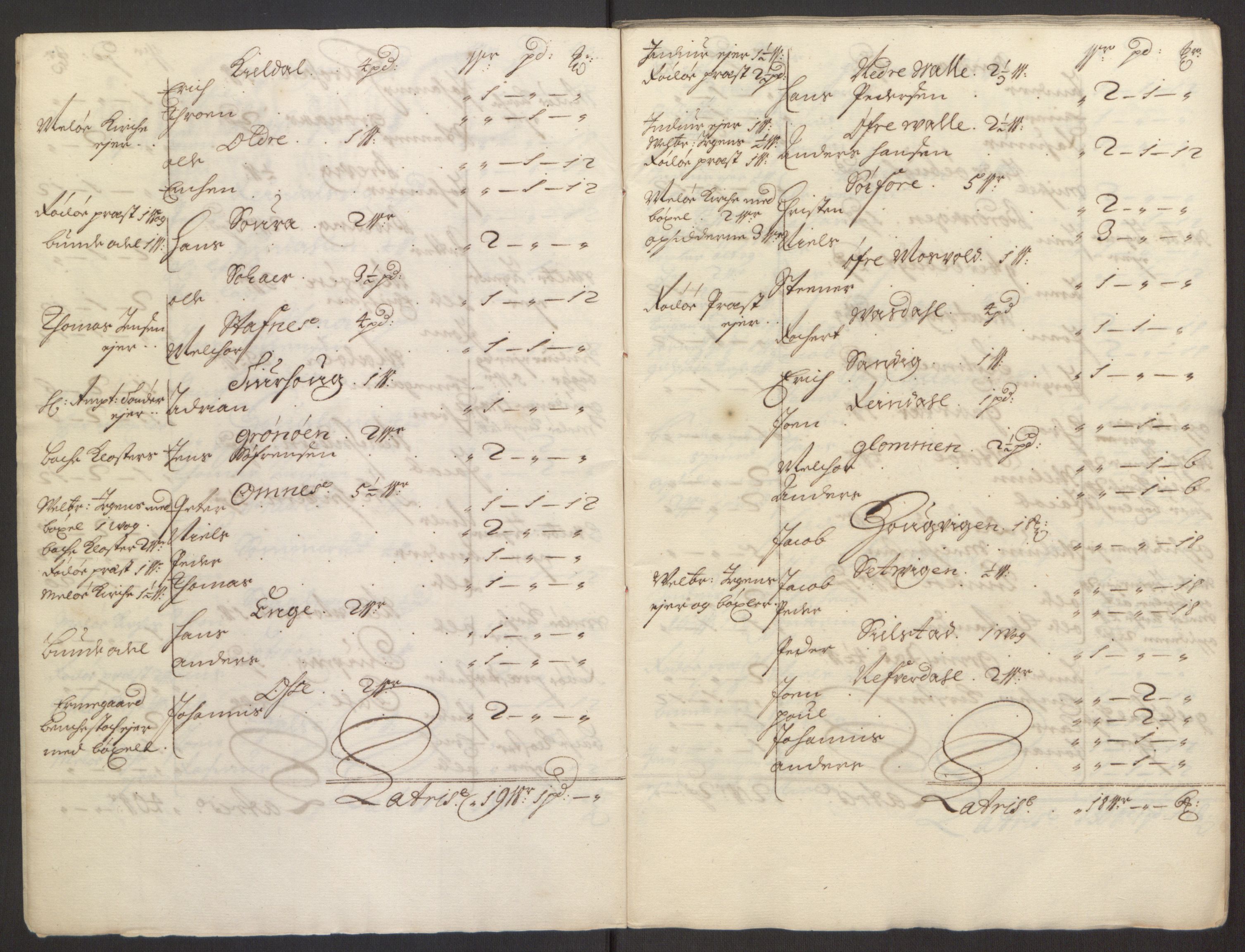 Rentekammeret inntil 1814, Reviderte regnskaper, Fogderegnskap, RA/EA-4092/R65/L4505: Fogderegnskap Helgeland, 1693-1696, s. 166