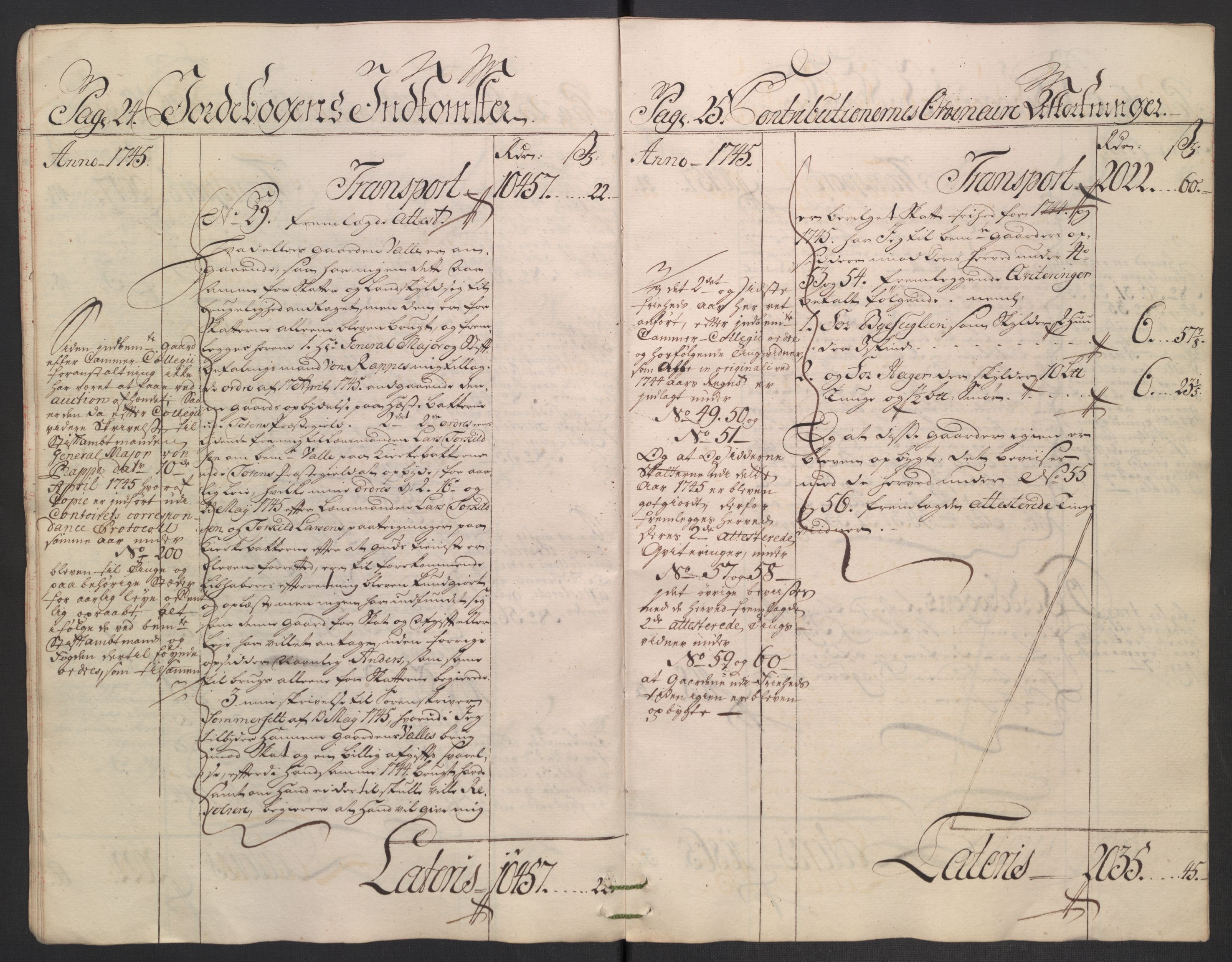 Rentekammeret inntil 1814, Reviderte regnskaper, Fogderegnskap, AV/RA-EA-4092/R18/L1345: Fogderegnskap Hadeland, Toten og Valdres, 1745-1746, s. 15