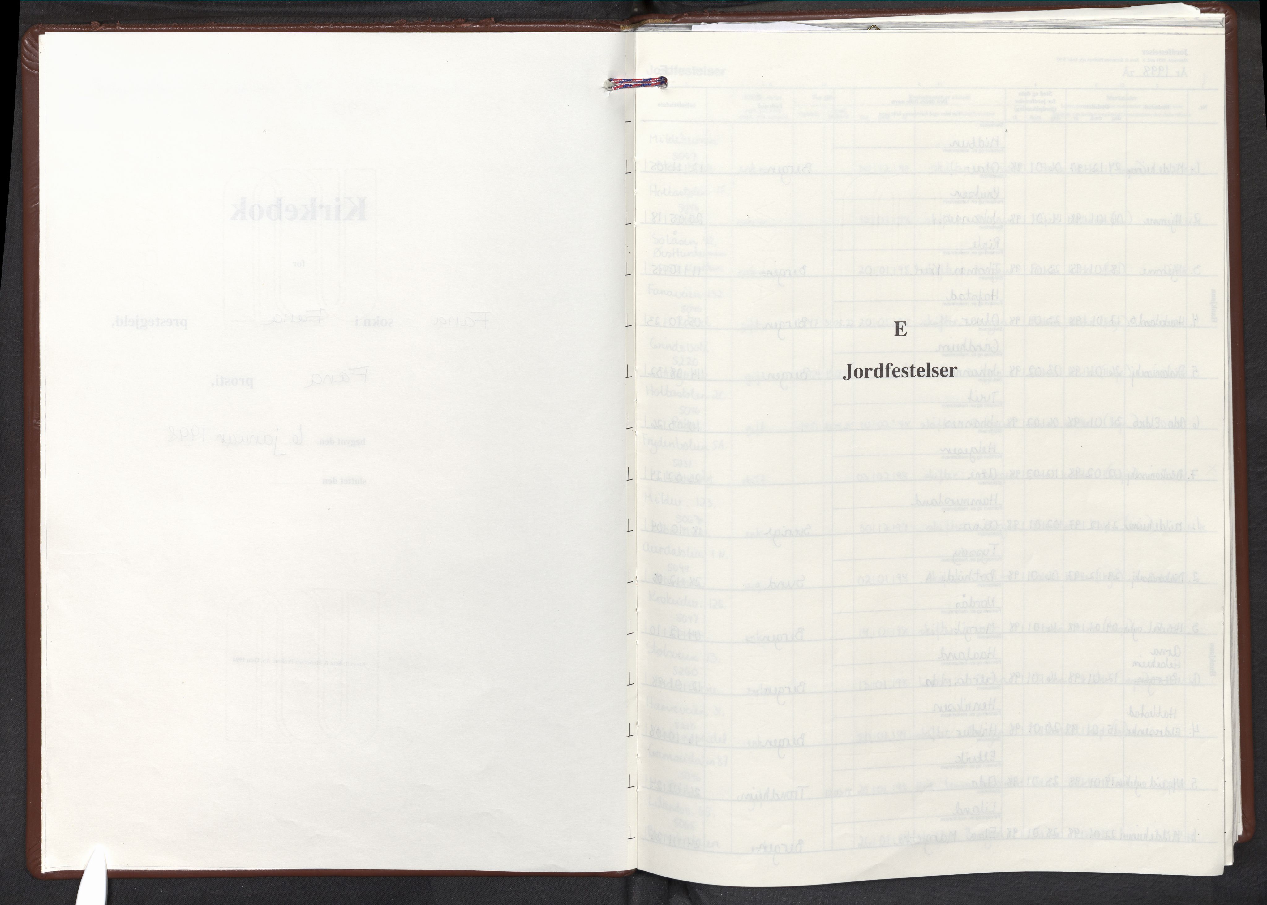 Fana Sokneprestembete, AV/SAB-A-75101/H/Haa/Haaf/L0002: Ministerialbok nr. F 2, 1998-2011